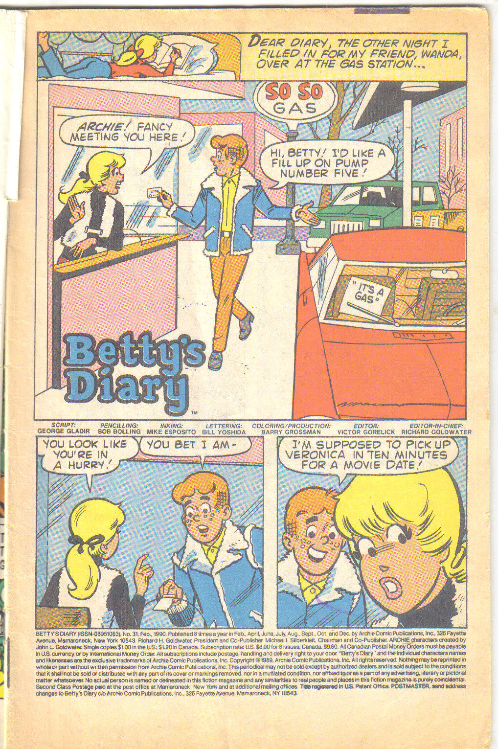Read online Betty's Diary comic -  Issue #31 - 3