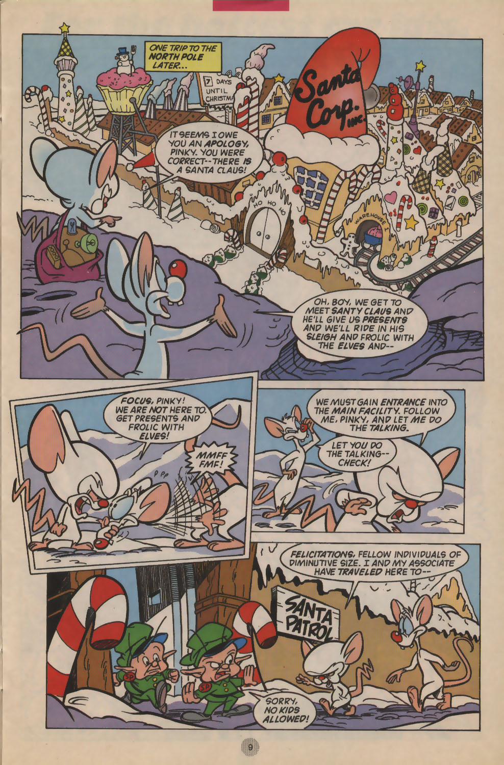 Read online Pinky and The Brain Christmas Special comic -  Issue # Full - 8