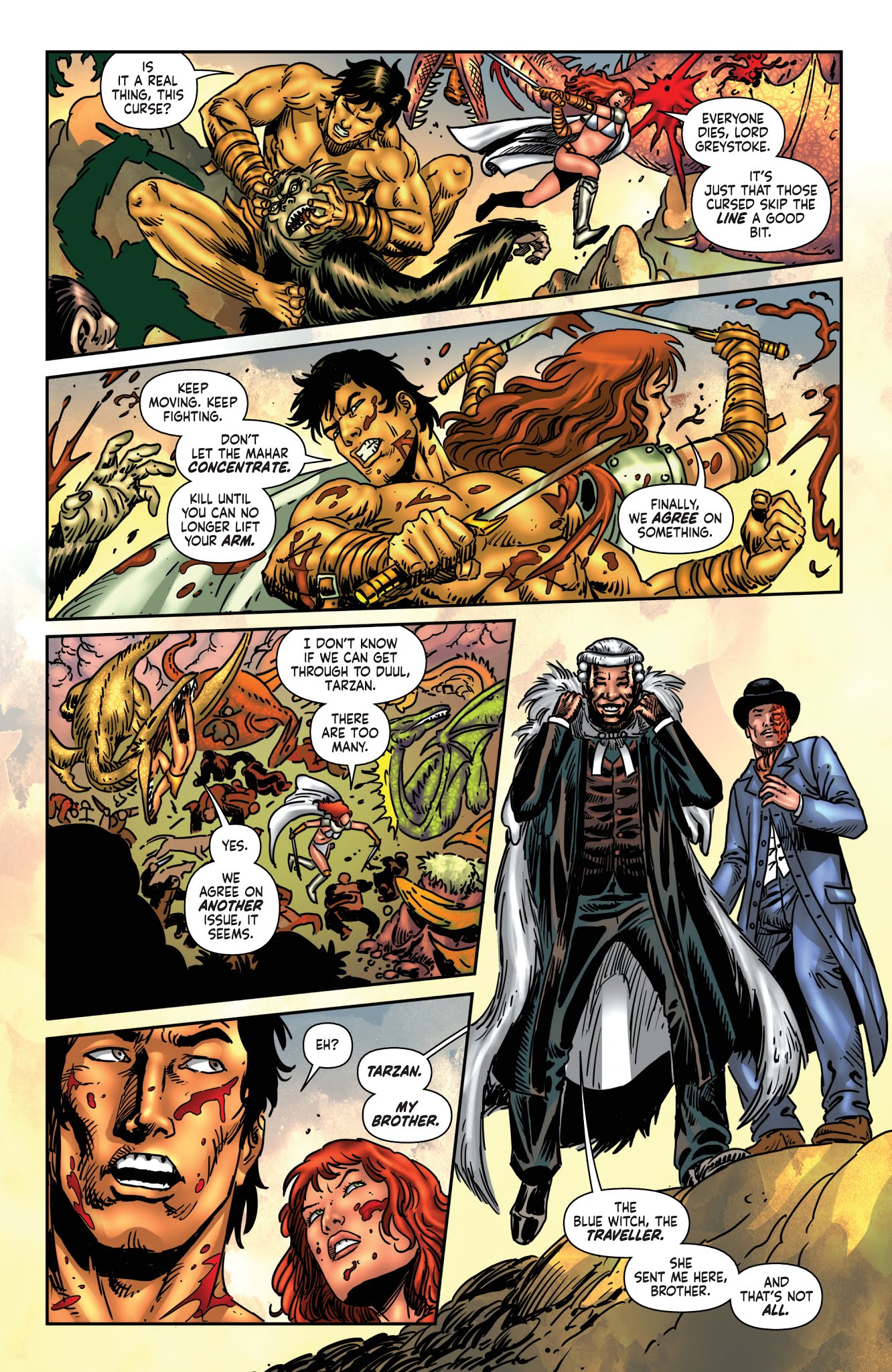 Read online Red Sonja/Tarzan comic -  Issue #6 - 20