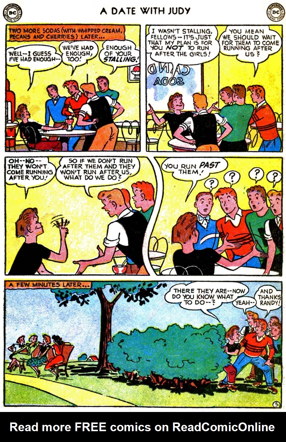 Read online A Date with Judy comic -  Issue #26 - 17