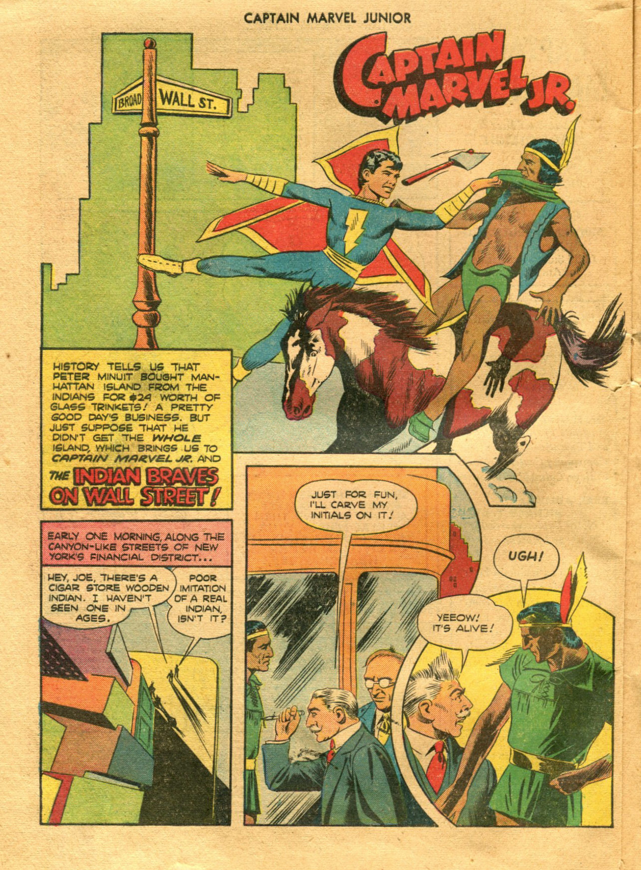 Read online Captain Marvel, Jr. comic -  Issue #20 - 4