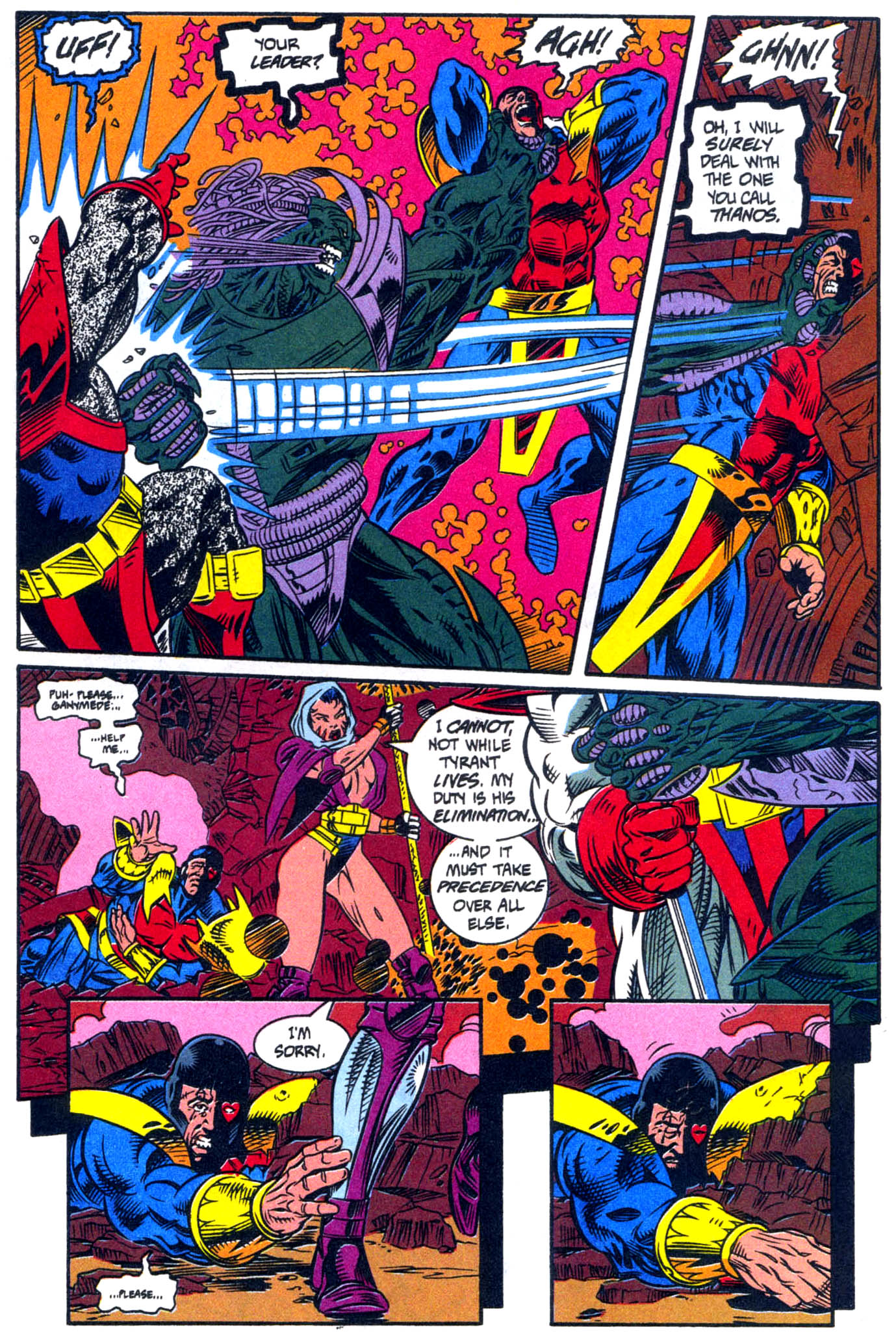 Read online Cosmic Powers comic -  Issue #6 - 16