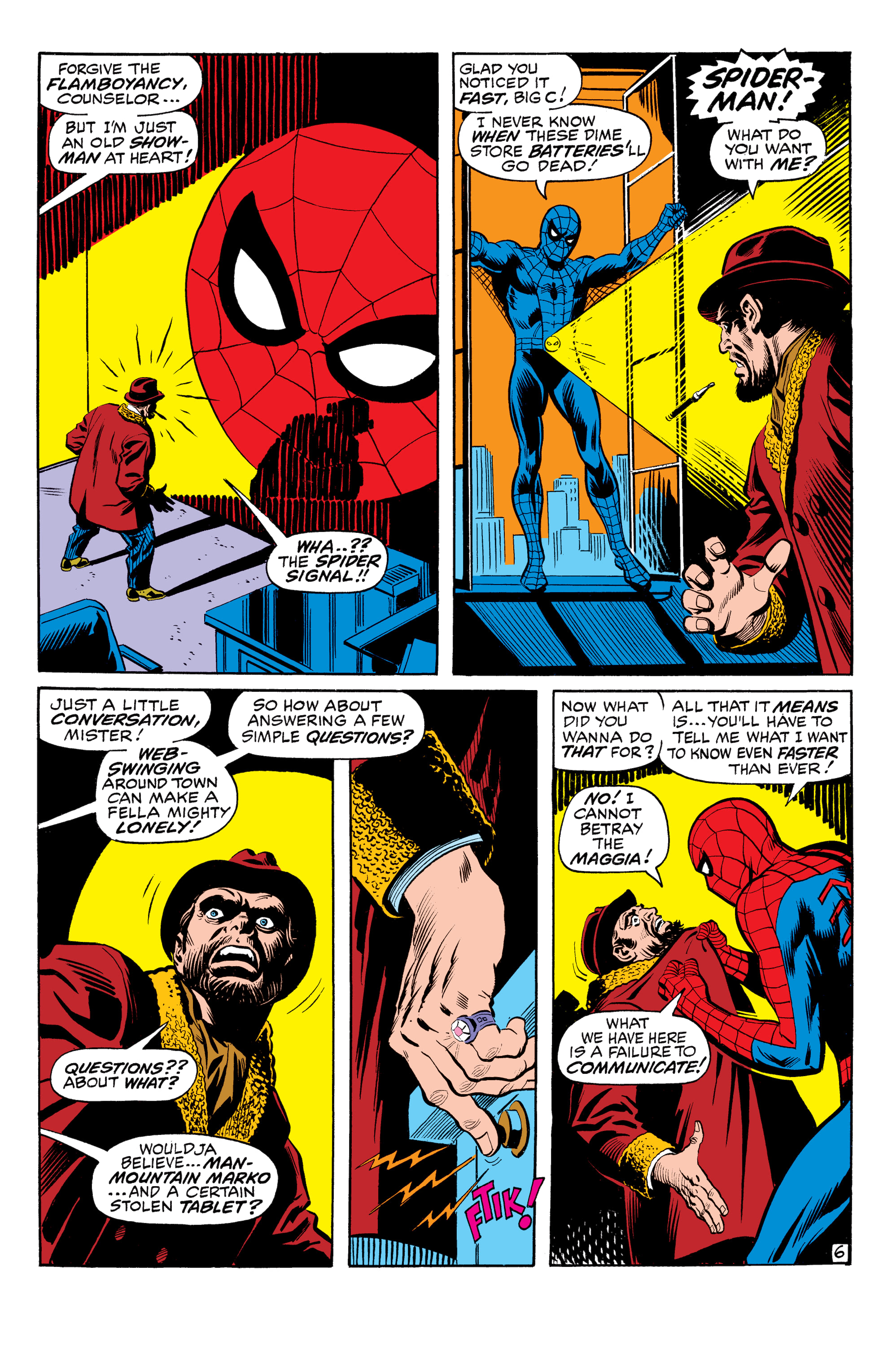 Read online Amazing Spider-Man Epic Collection comic -  Issue # The Secret of the Petrified Tablet (Part 2) - 86