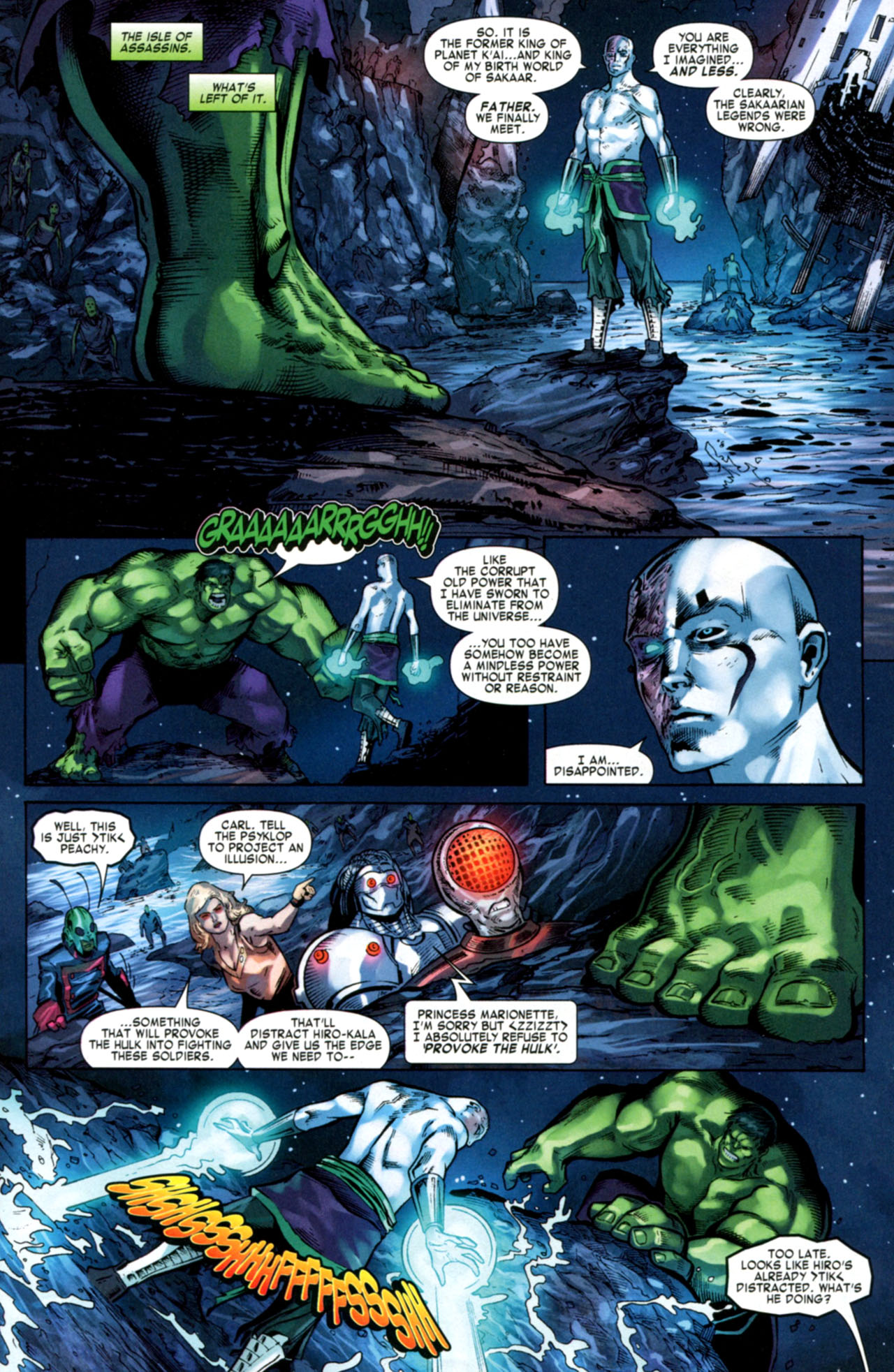 Read online Incredible Hulks: Enigma Force comic -  Issue #3 - 4
