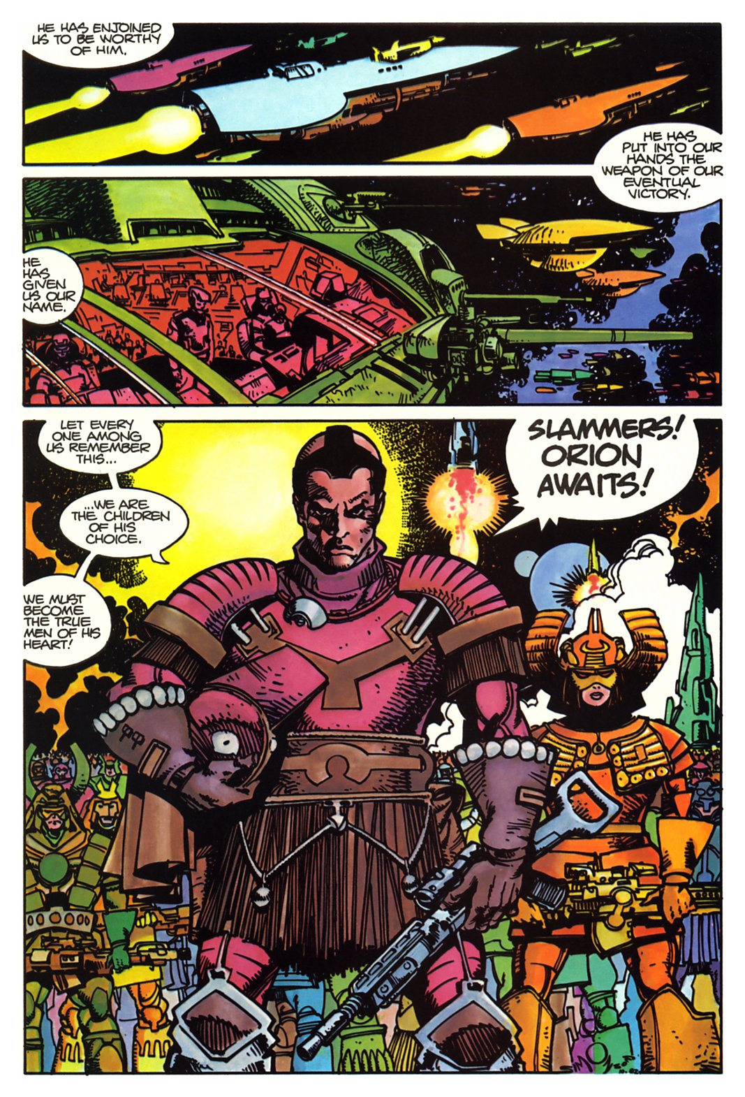 Read online Marvel Graphic Novel comic -  Issue #6 - The Star Slammers - 64