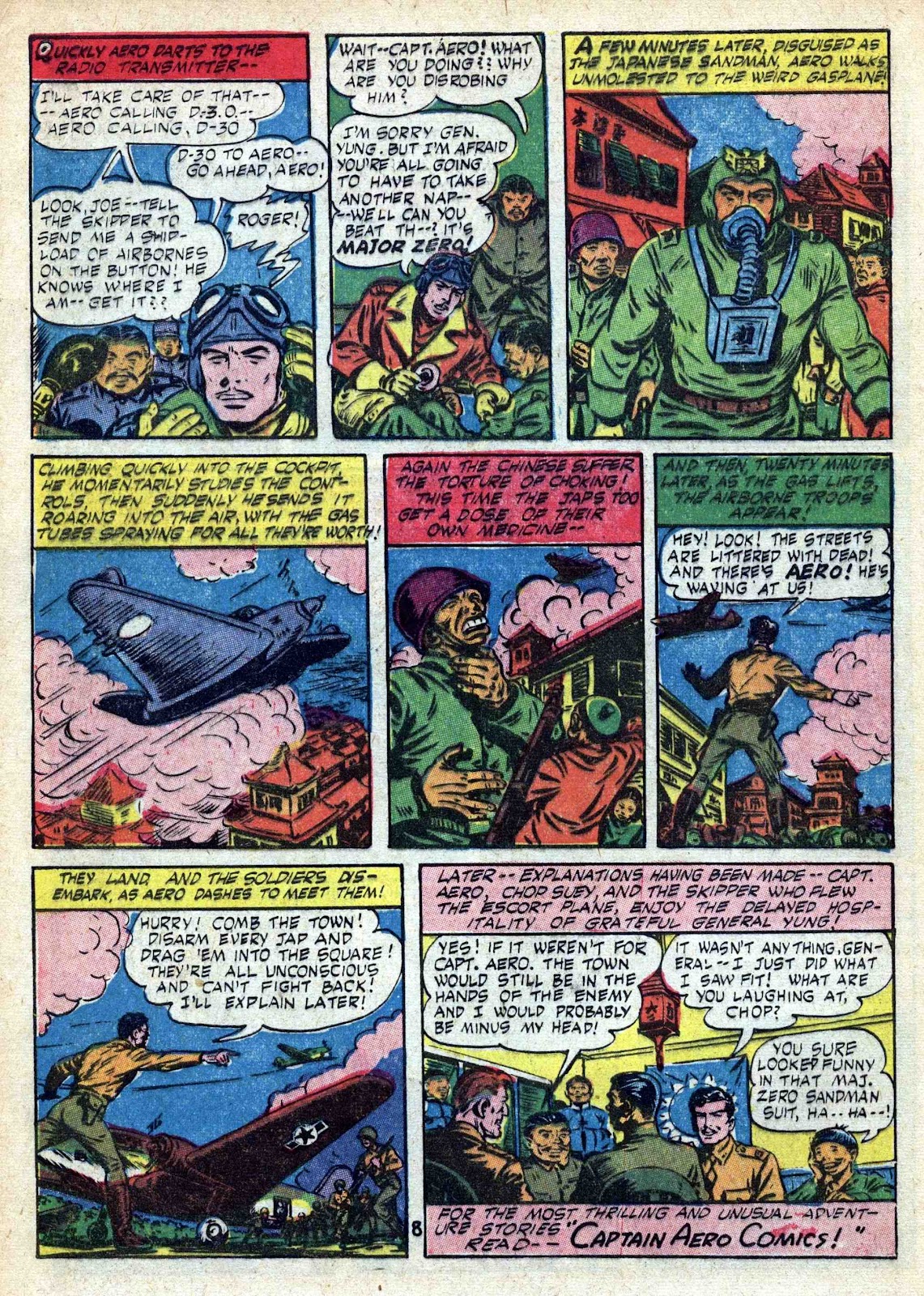 Captain Aero Comics issue 21 - Page 10
