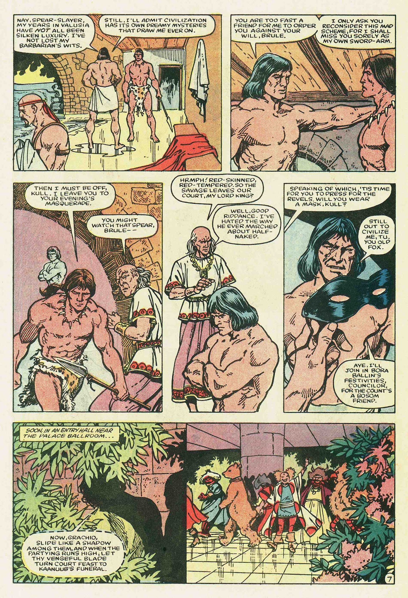 Read online Kull The Conqueror (1983) comic -  Issue #7 - 8