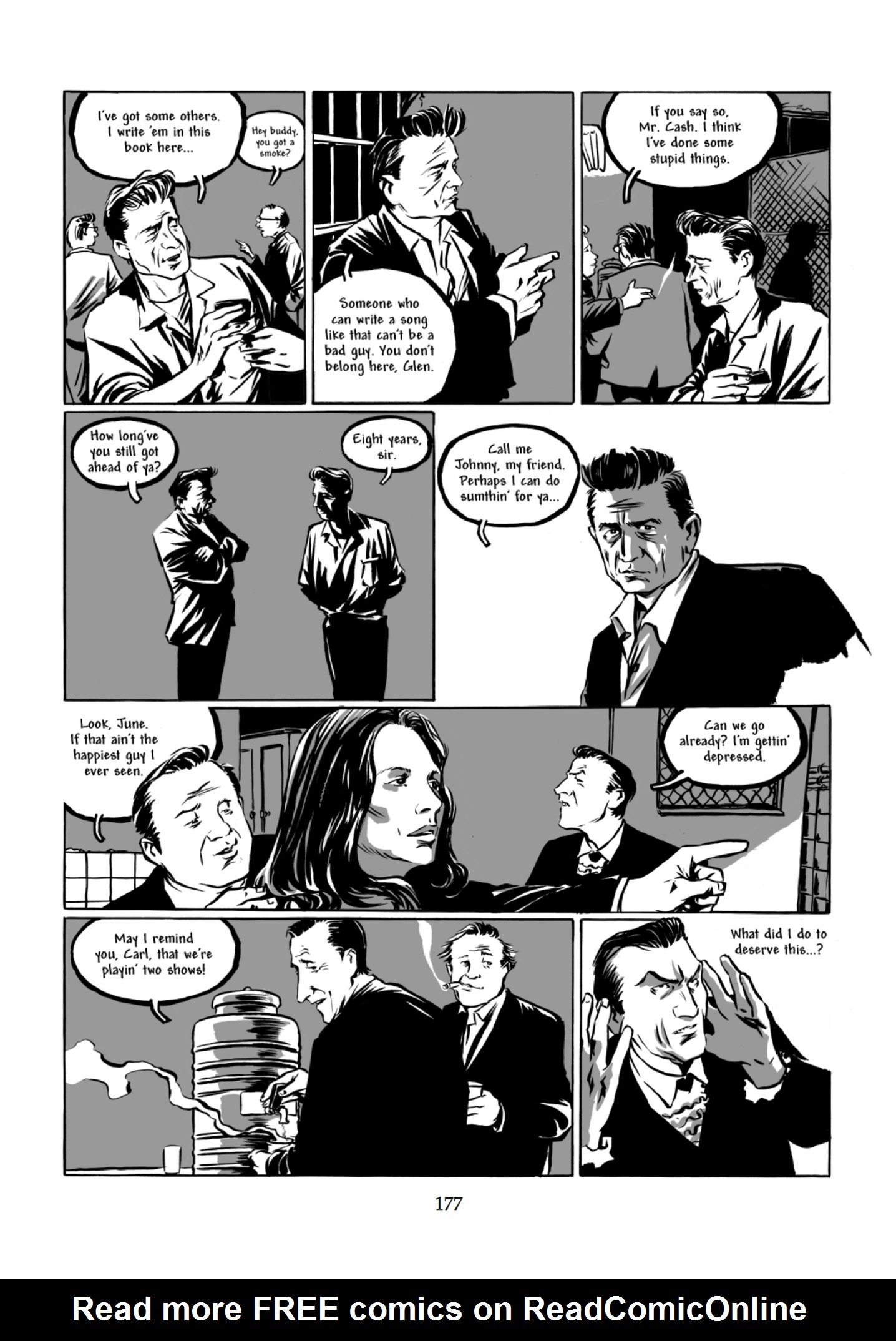 Read online Johnny Cash: I See a Darkness comic -  Issue # TPB - 172