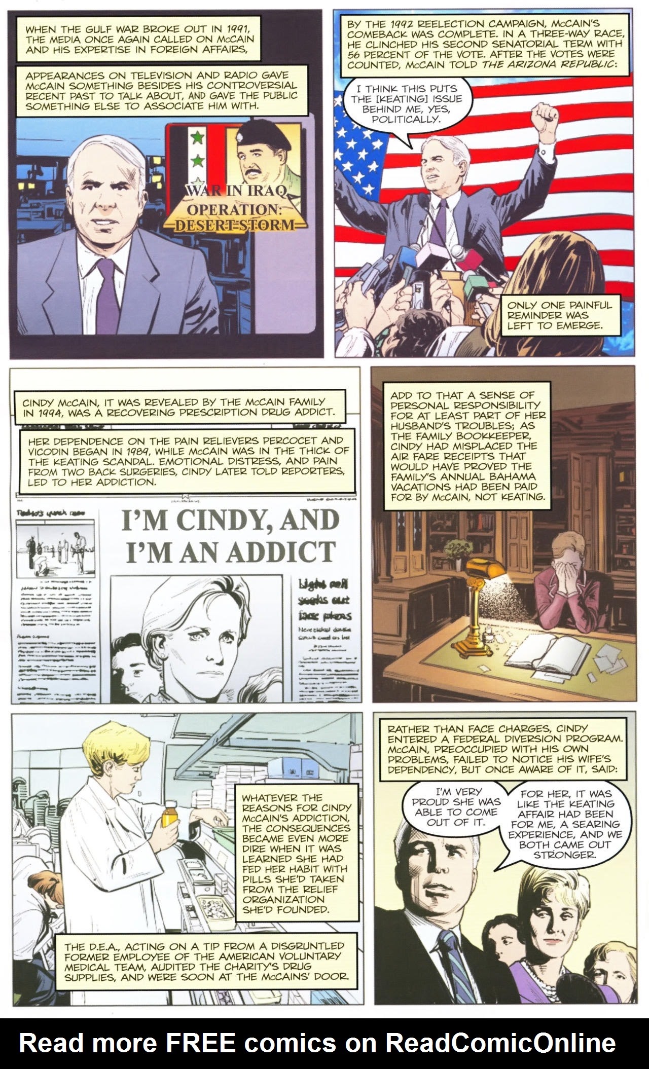 Read online Presidential Material: John McCain comic -  Issue # Full - 24