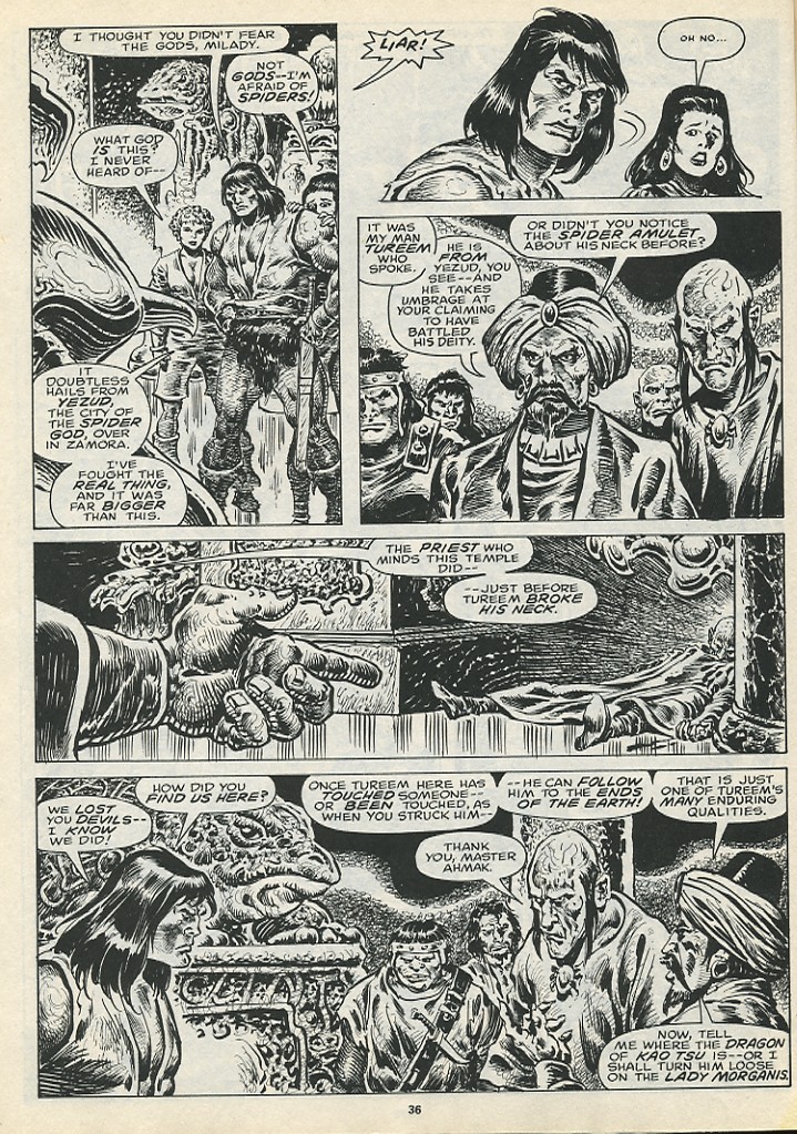 The Savage Sword Of Conan issue 197 - Page 38