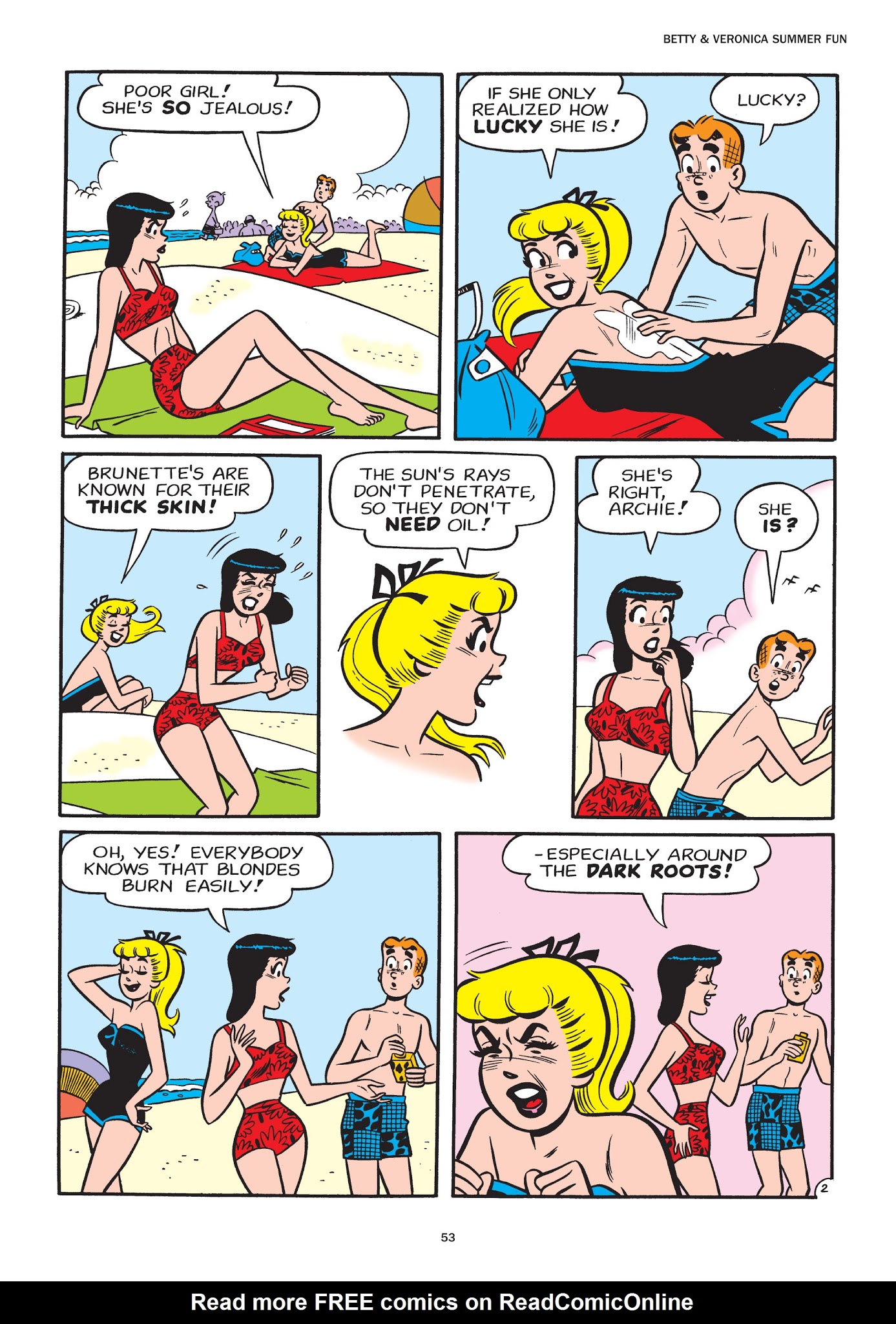 Read online Betty and Veronica Summer Fun comic -  Issue # TPB - 55