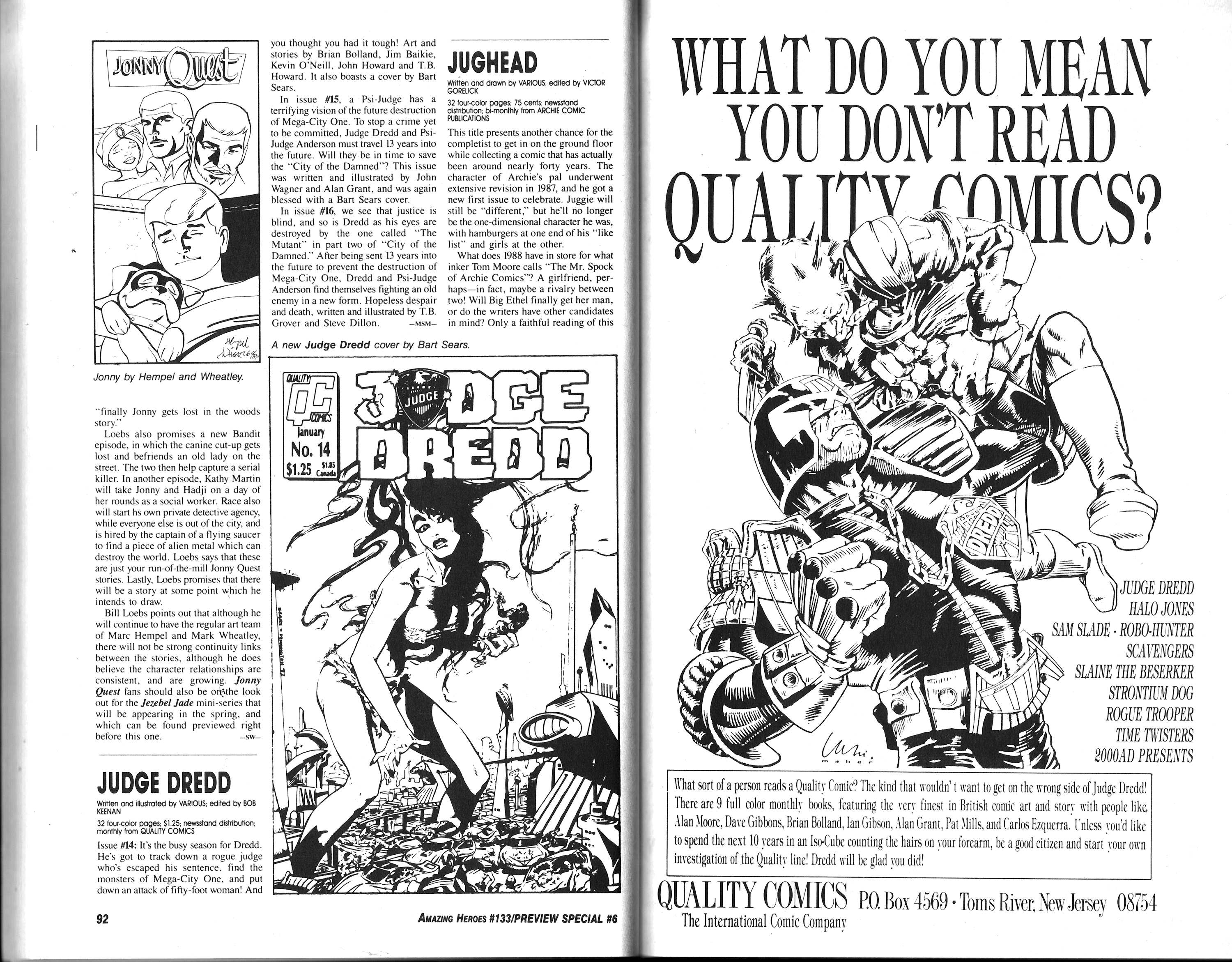 Read online Amazing Heroes comic -  Issue #133 - 48