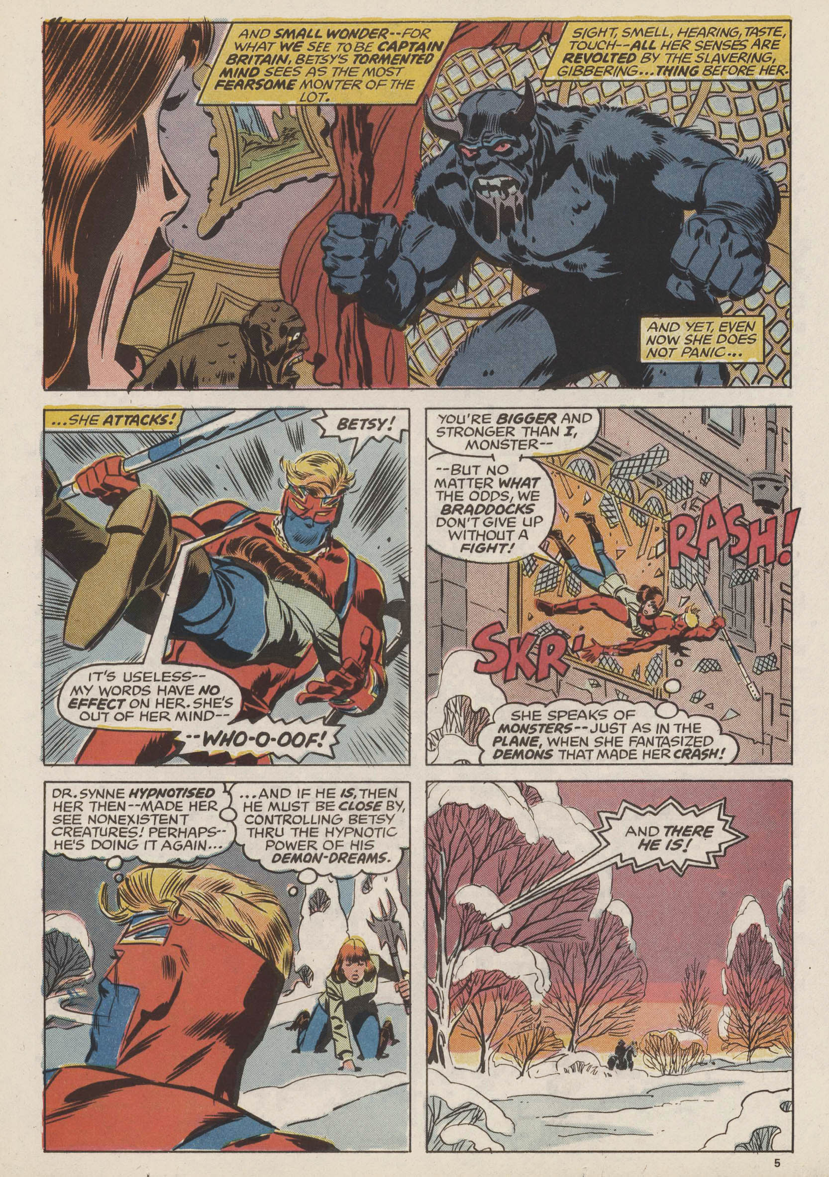 Read online Captain Britain (1976) comic -  Issue #10 - 5