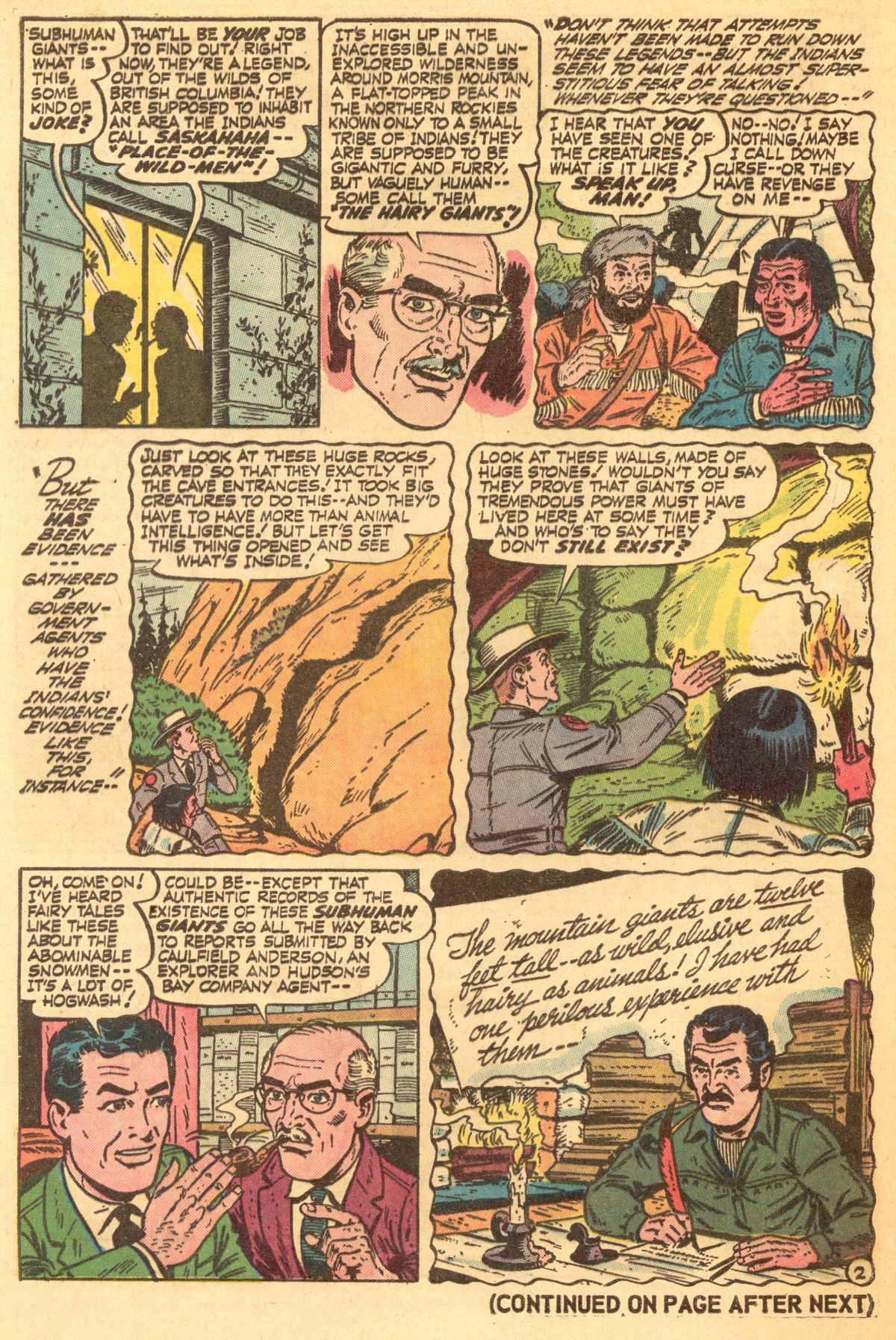 Read online Adventures Into The Unknown comic -  Issue #137 - 28