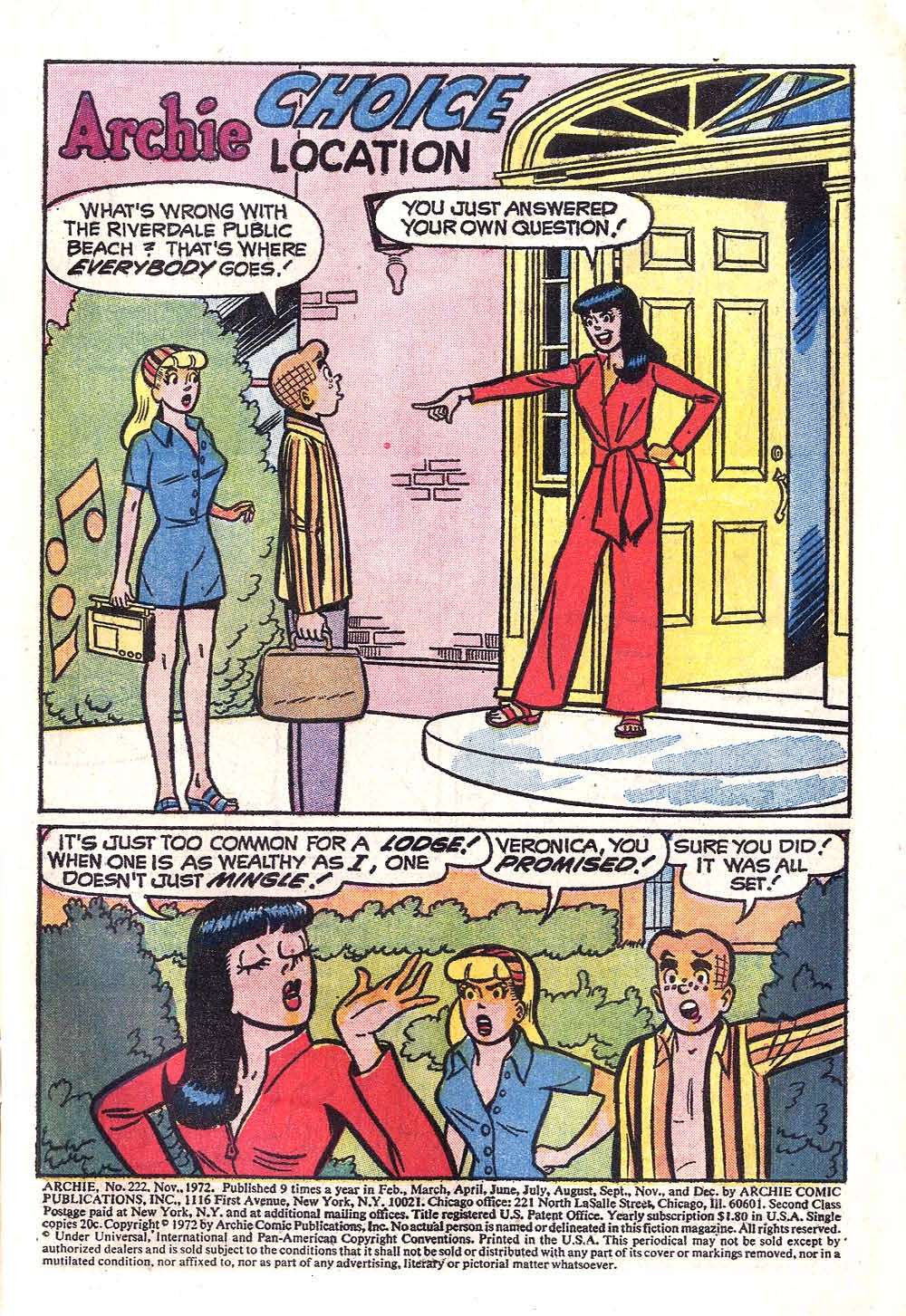 Read online Archie (1960) comic -  Issue #222 - 3