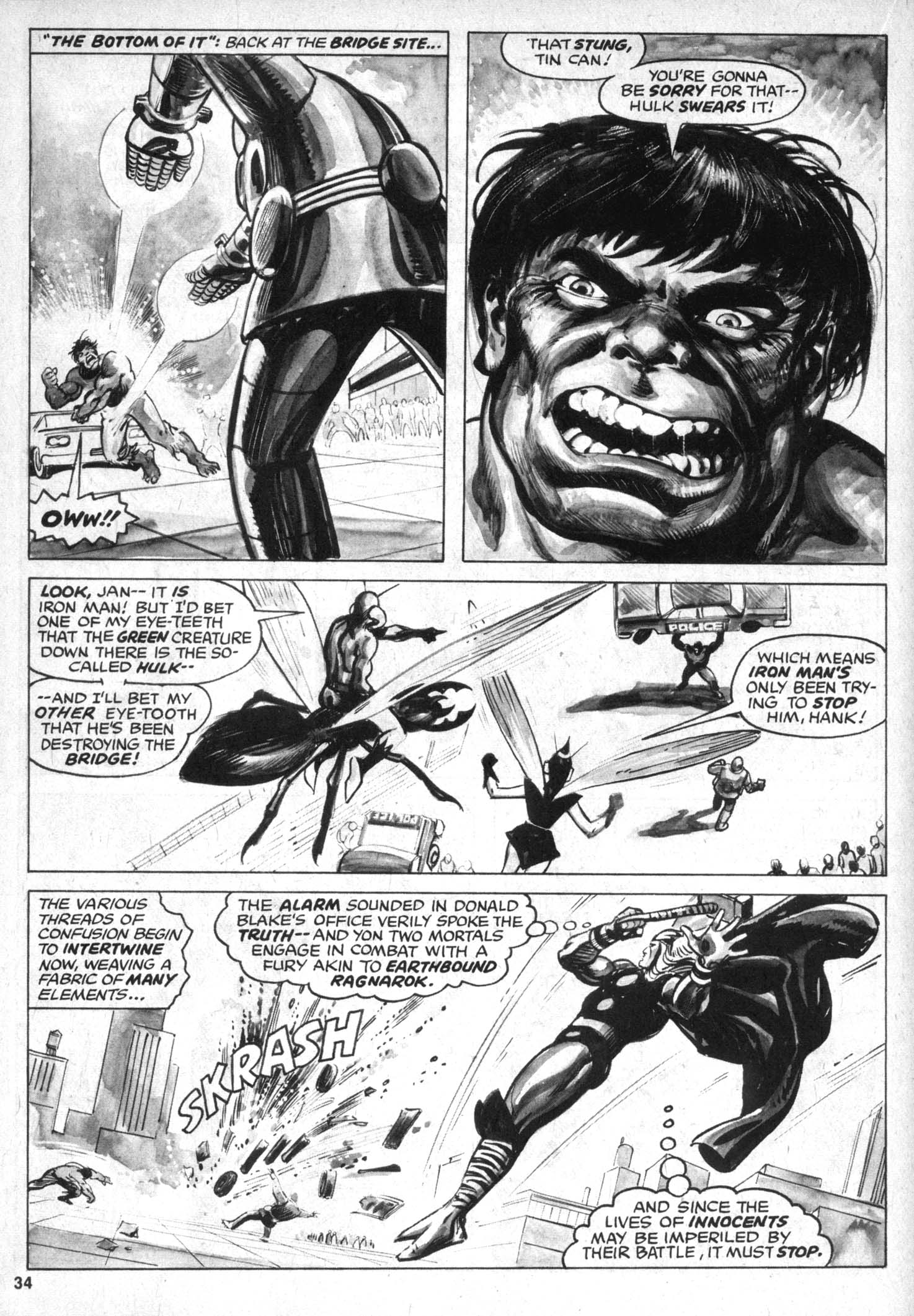 Read online The Rampaging Hulk comic -  Issue #8 - 34