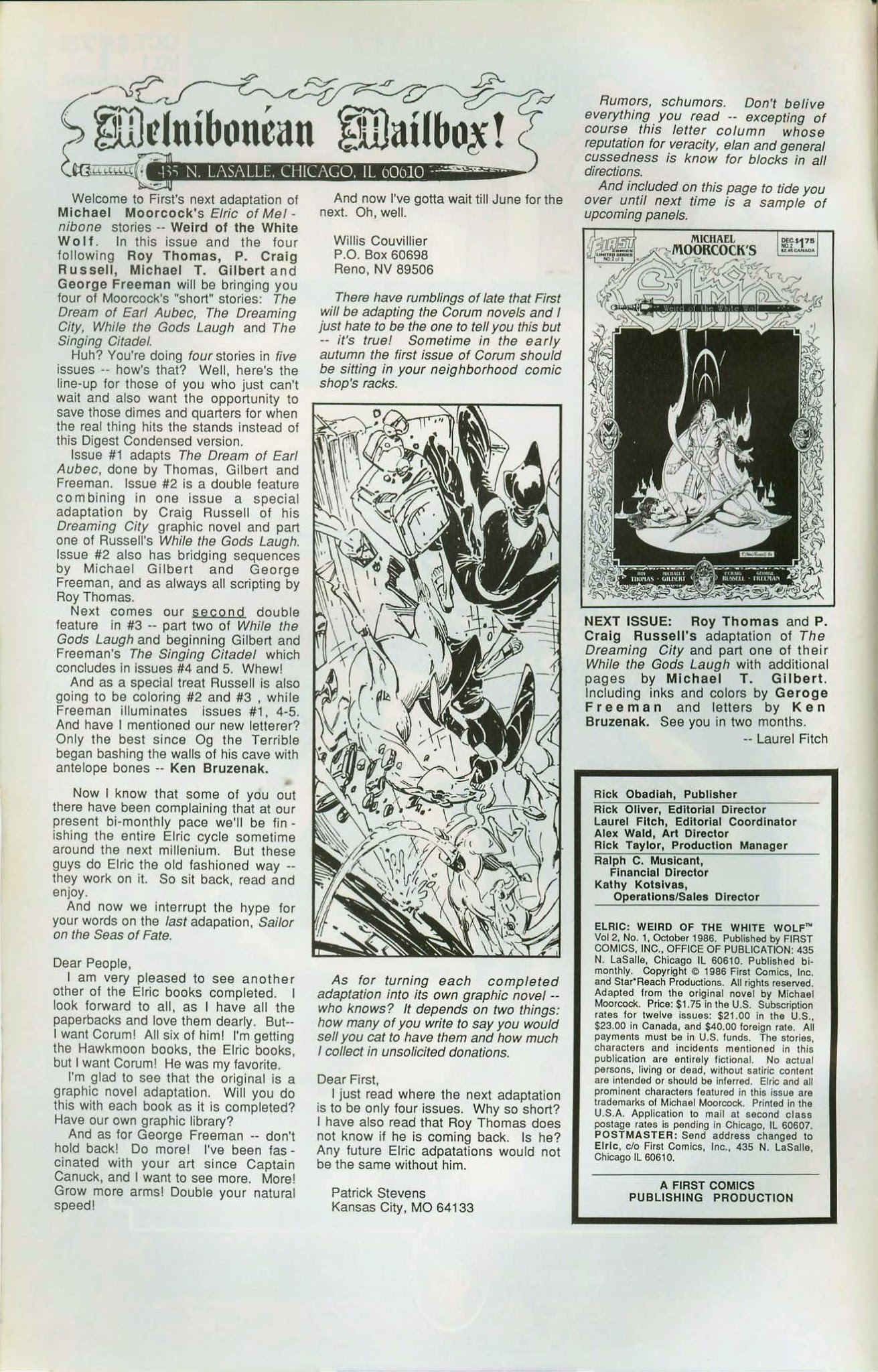 Read online Elric: Weird of the White Wolf comic -  Issue #1 - 2