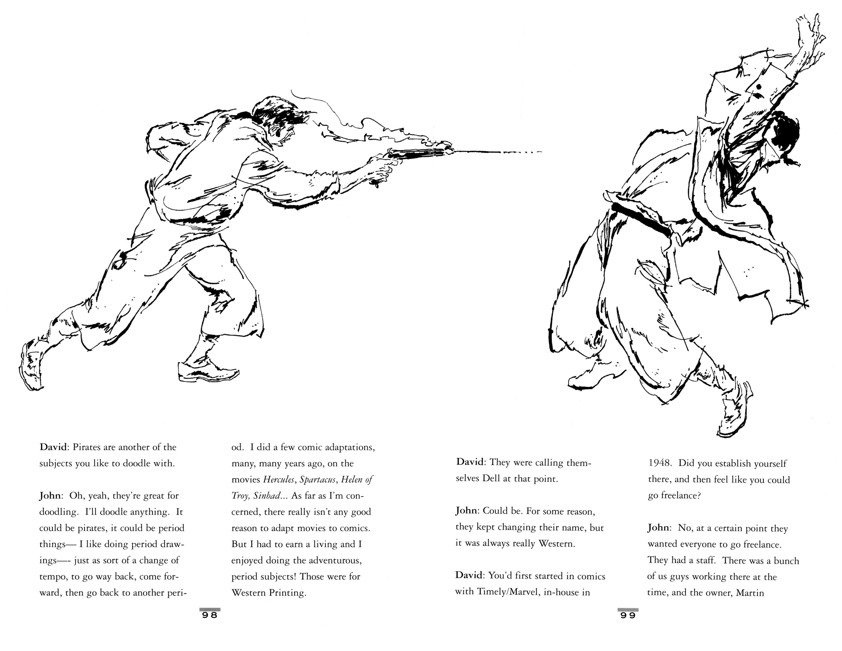 Read online John Buscema Sketchbook comic -  Issue # TPB - 99