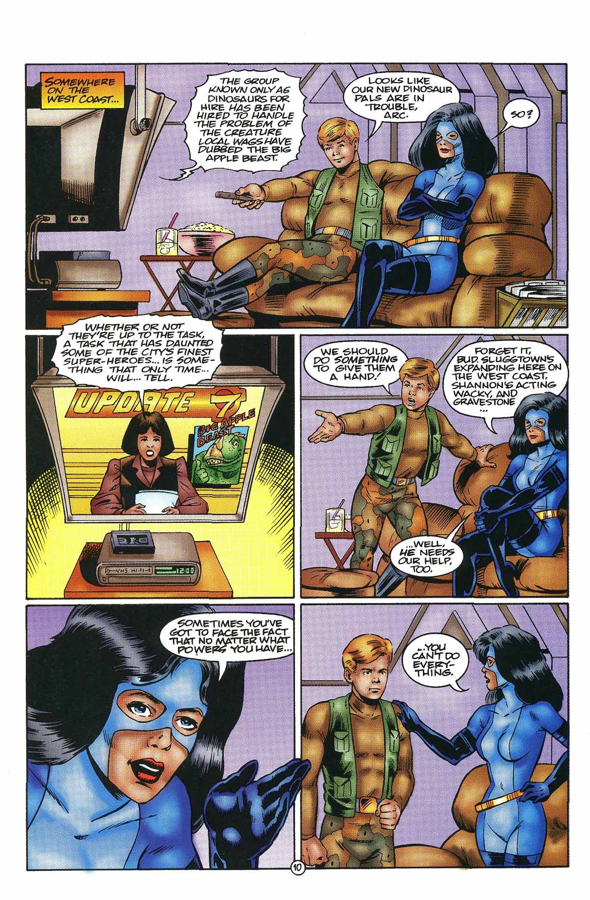 Read online Dinosaurs For Hire comic -  Issue #12 - 13