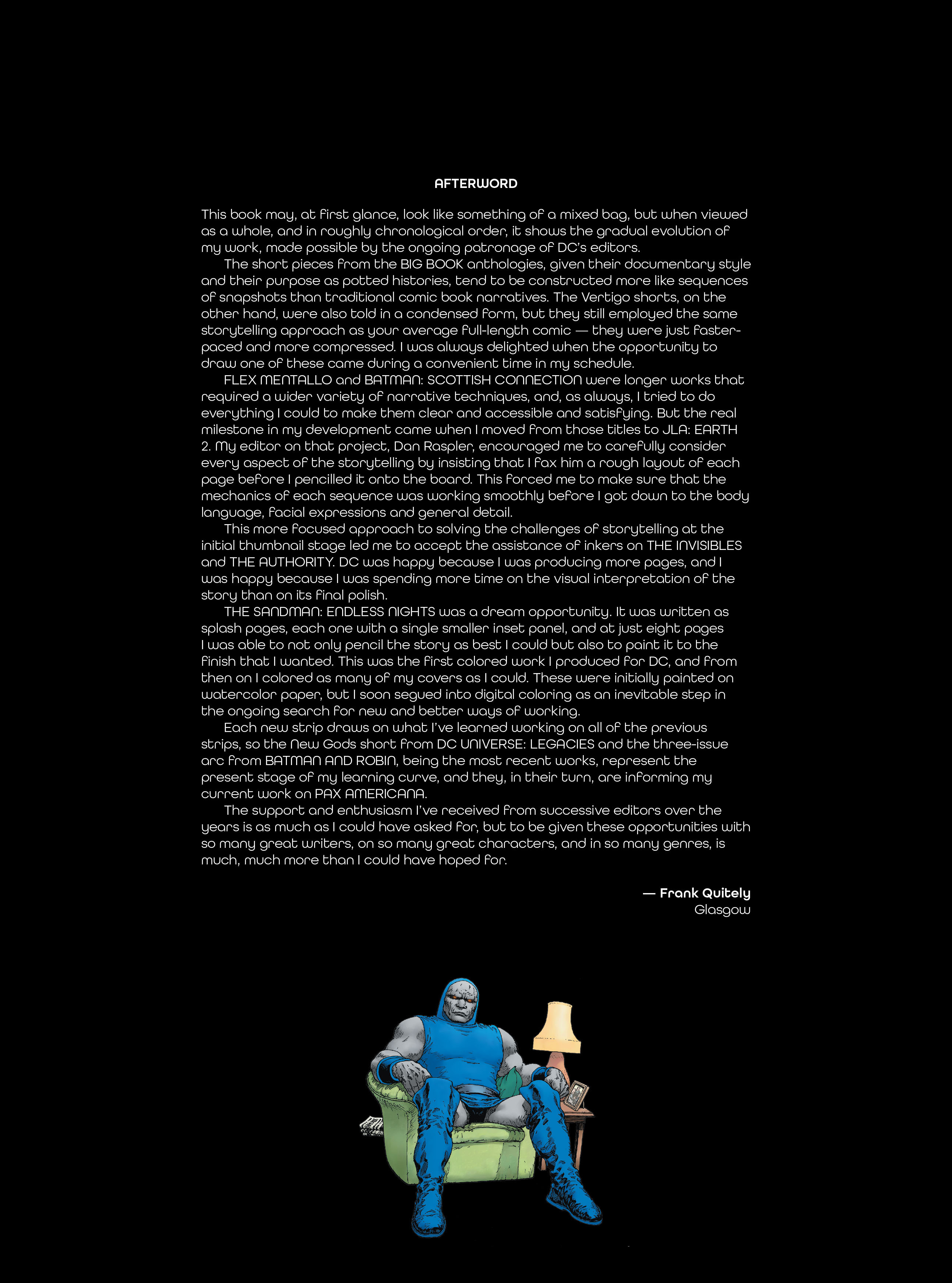 Read online Graphic Ink: The DC Comics Art of Frank Quitely comic -  Issue # TPB (Part 4) - 59
