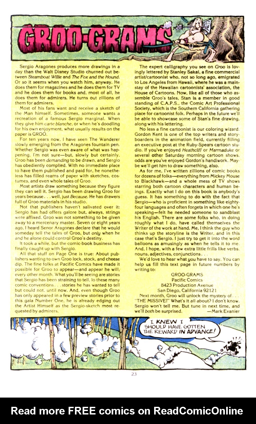 Read online Groo the Wanderer comic -  Issue #1 - 21