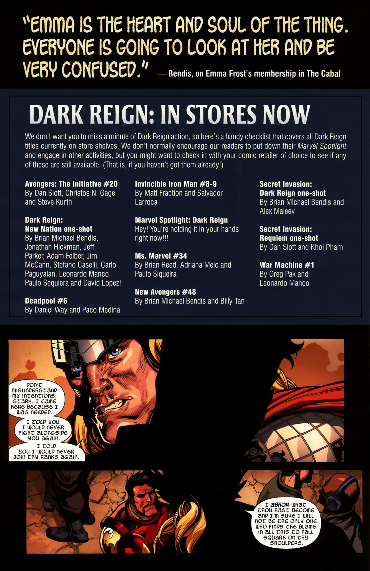 Read online Marvel Spotlight: Dark Reign comic -  Issue # Full - 6