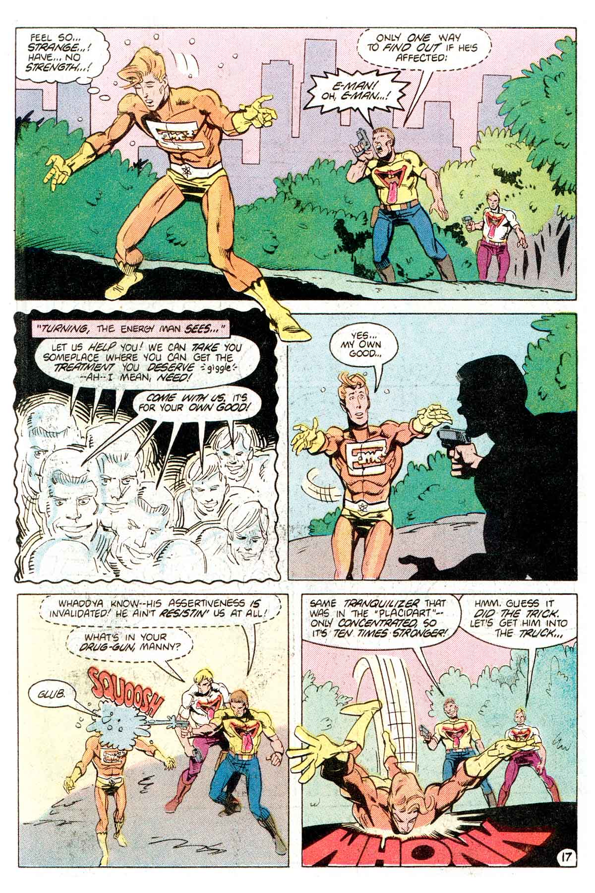 Read online E-Man (1983) comic -  Issue #5 - 19