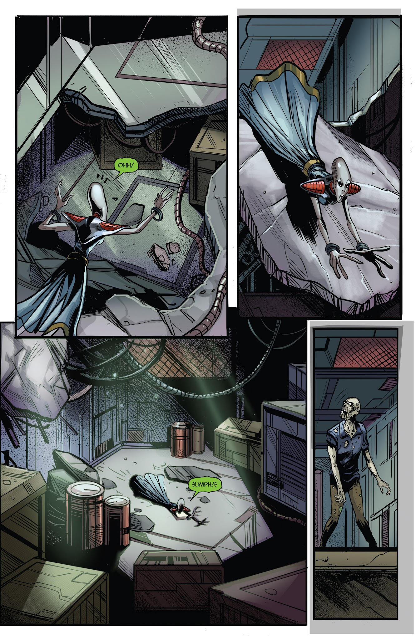 Read online Aliens vs. Zombies comic -  Issue #3 - 10