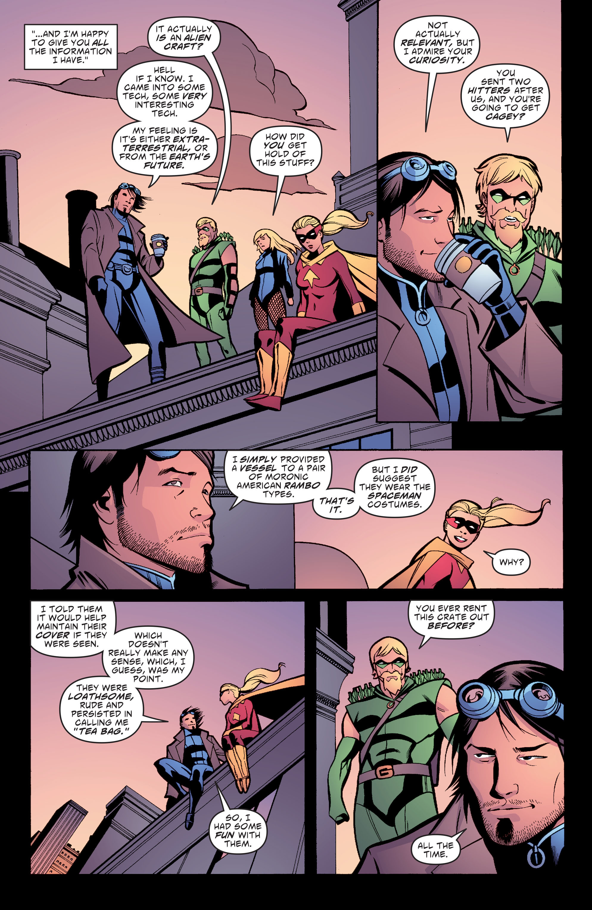 Read online Green Arrow/Black Canary comic -  Issue #7 - 21