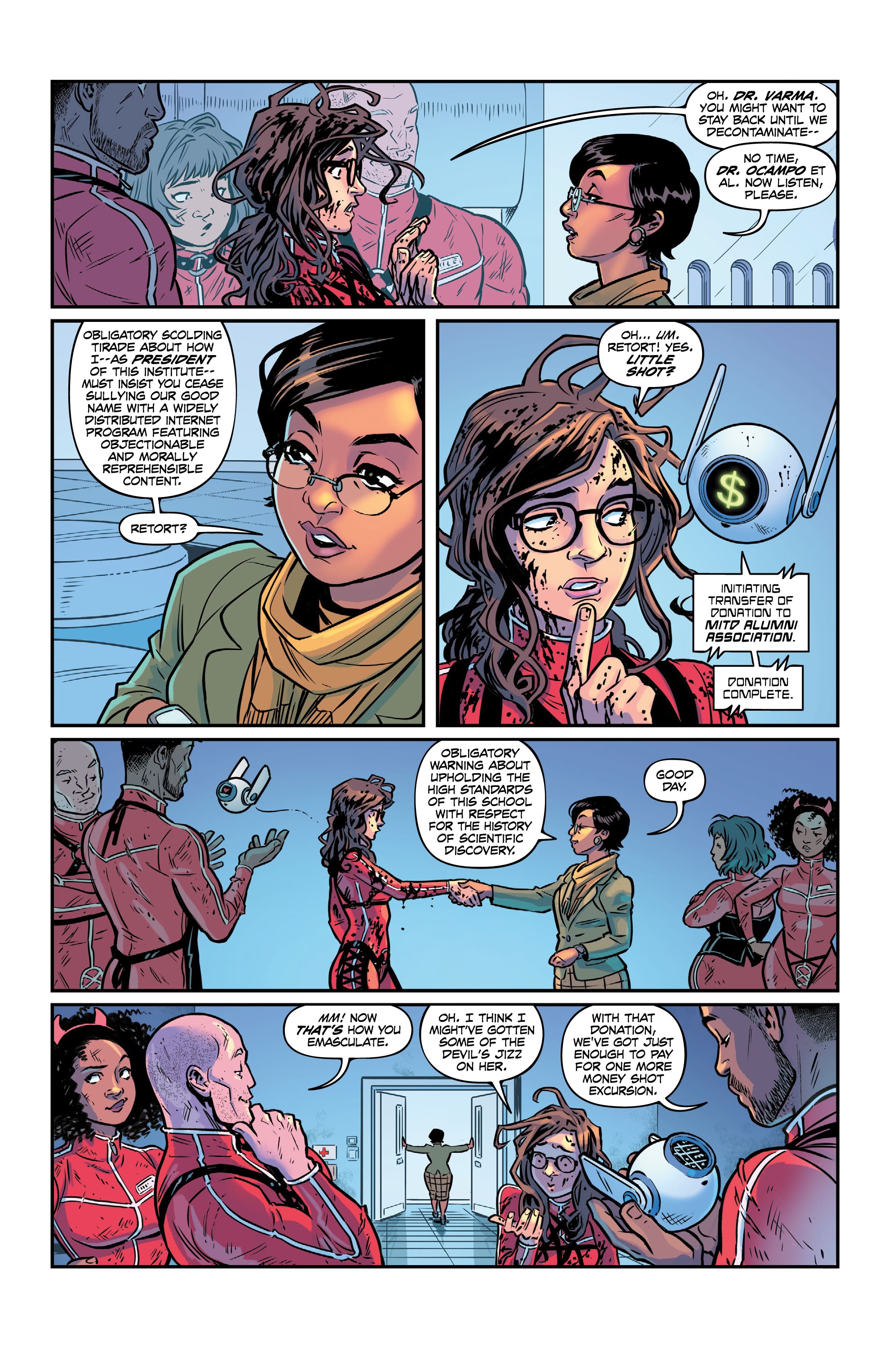 Read online Money Shot comic -  Issue #6 - 7