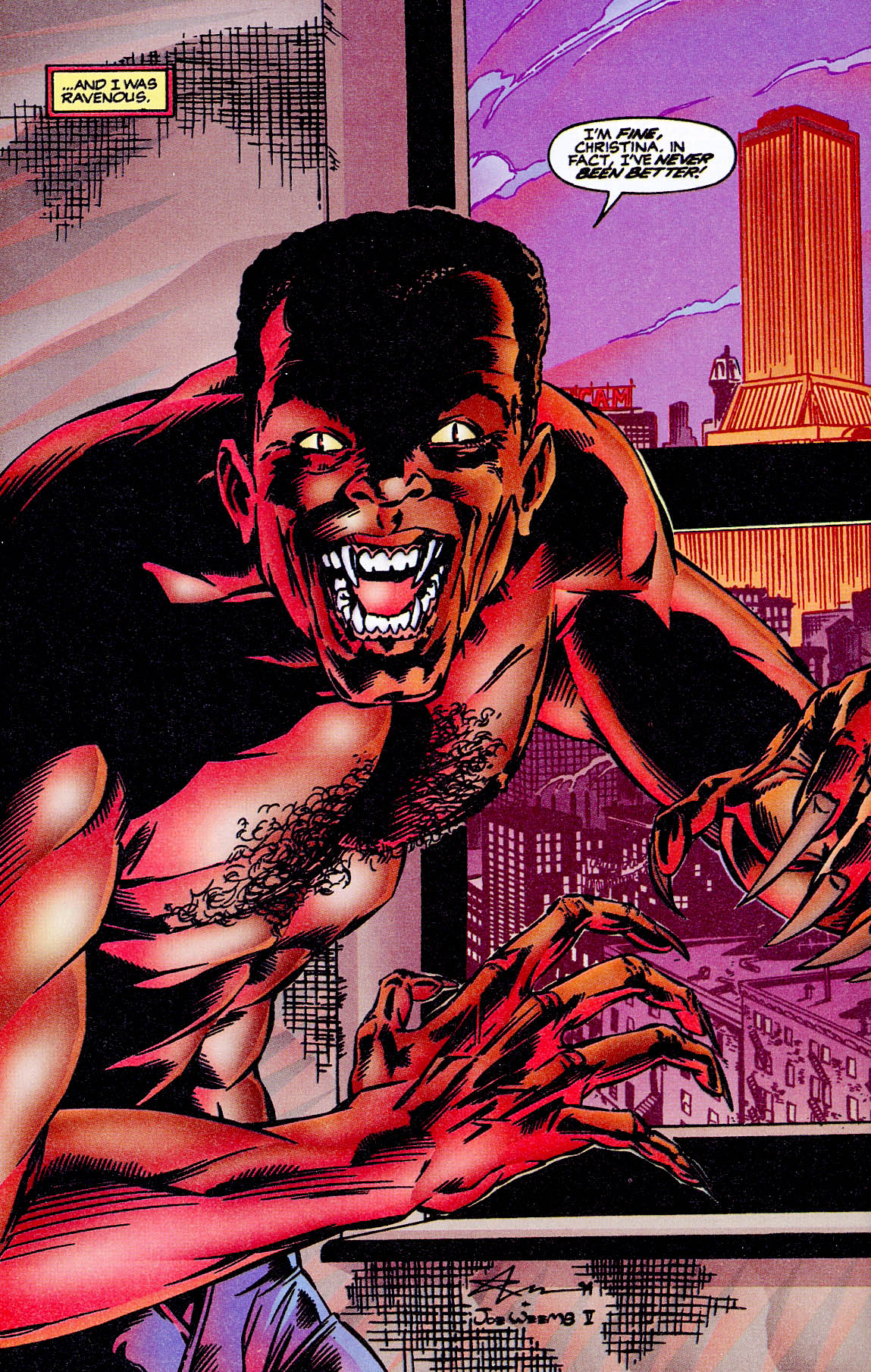 Read online Vampirella/Shadowhawk: Creatures of the Night comic -  Issue # Full - 41