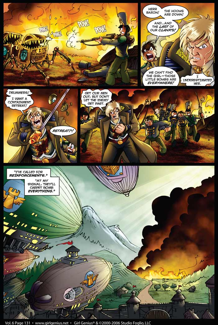 Read online Girl Genius (2002) comic -  Issue #6 - 132