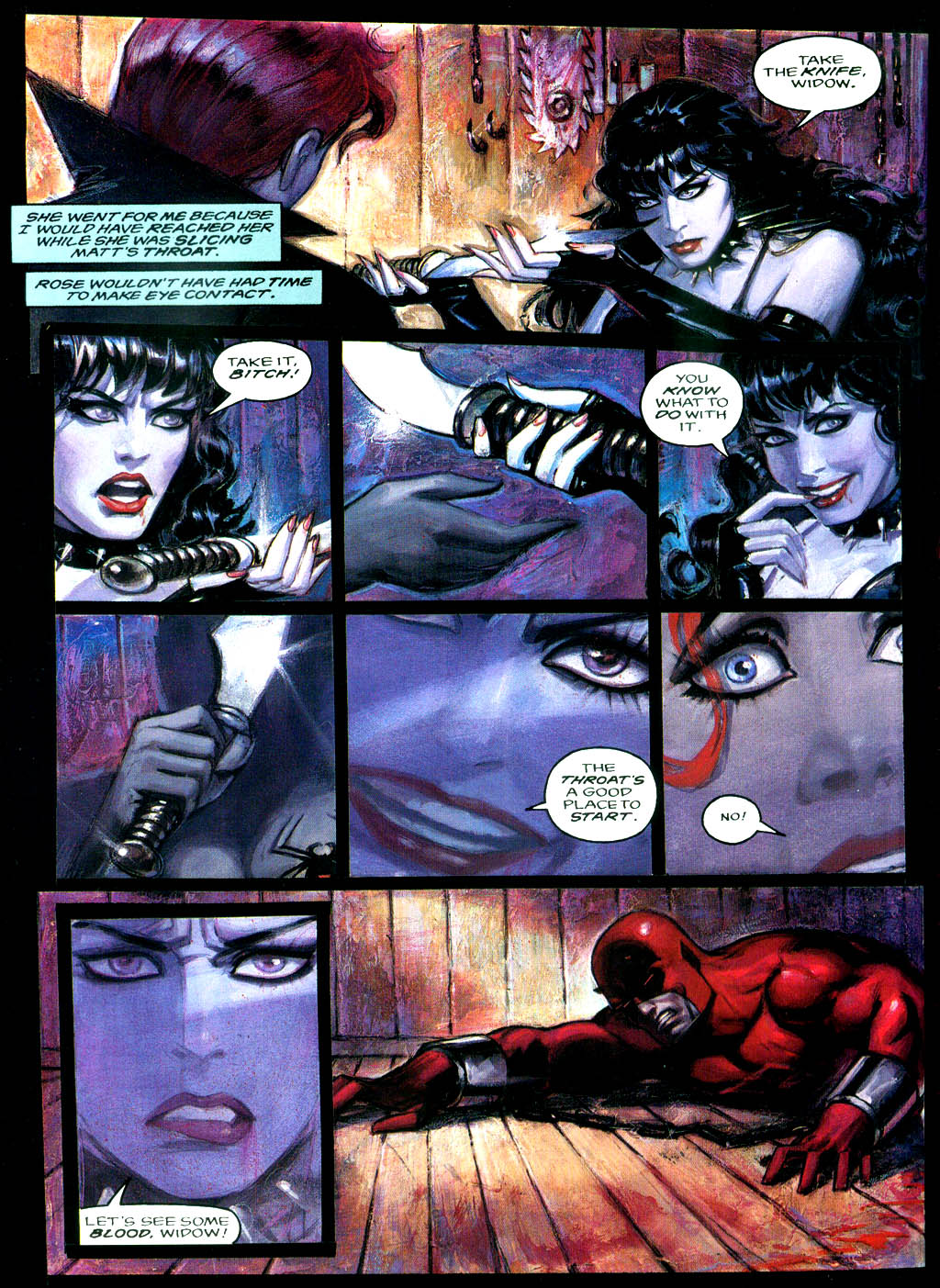 Read online Marvel Graphic Novel comic -  Issue #75 - Daredevil Black Widow - Abattoir - 55