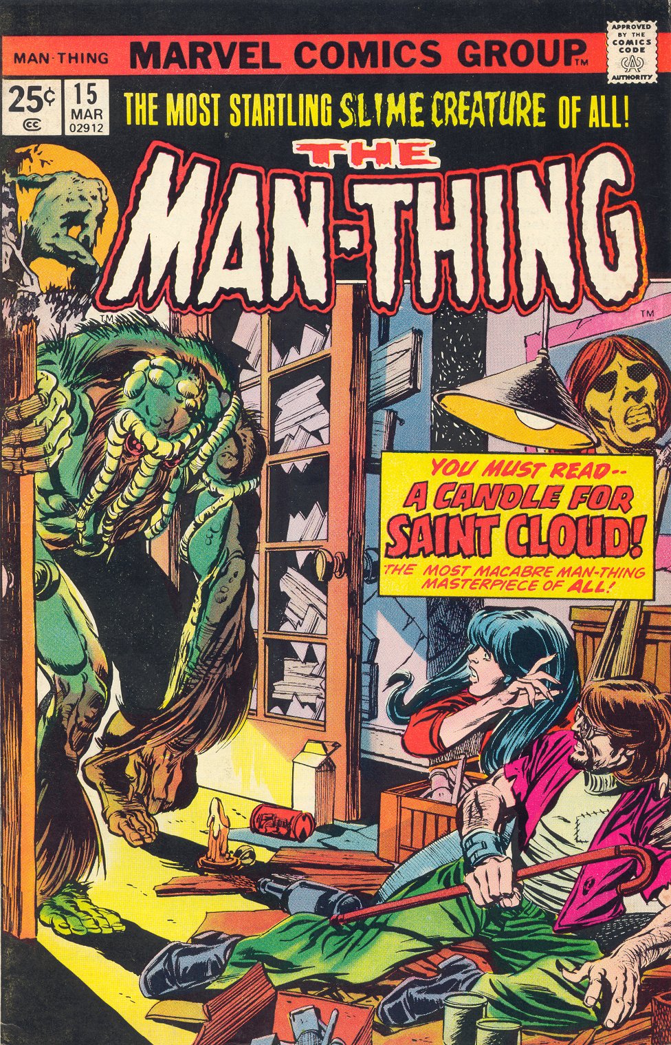Read online Man-Thing (1974) comic -  Issue #15 - 1
