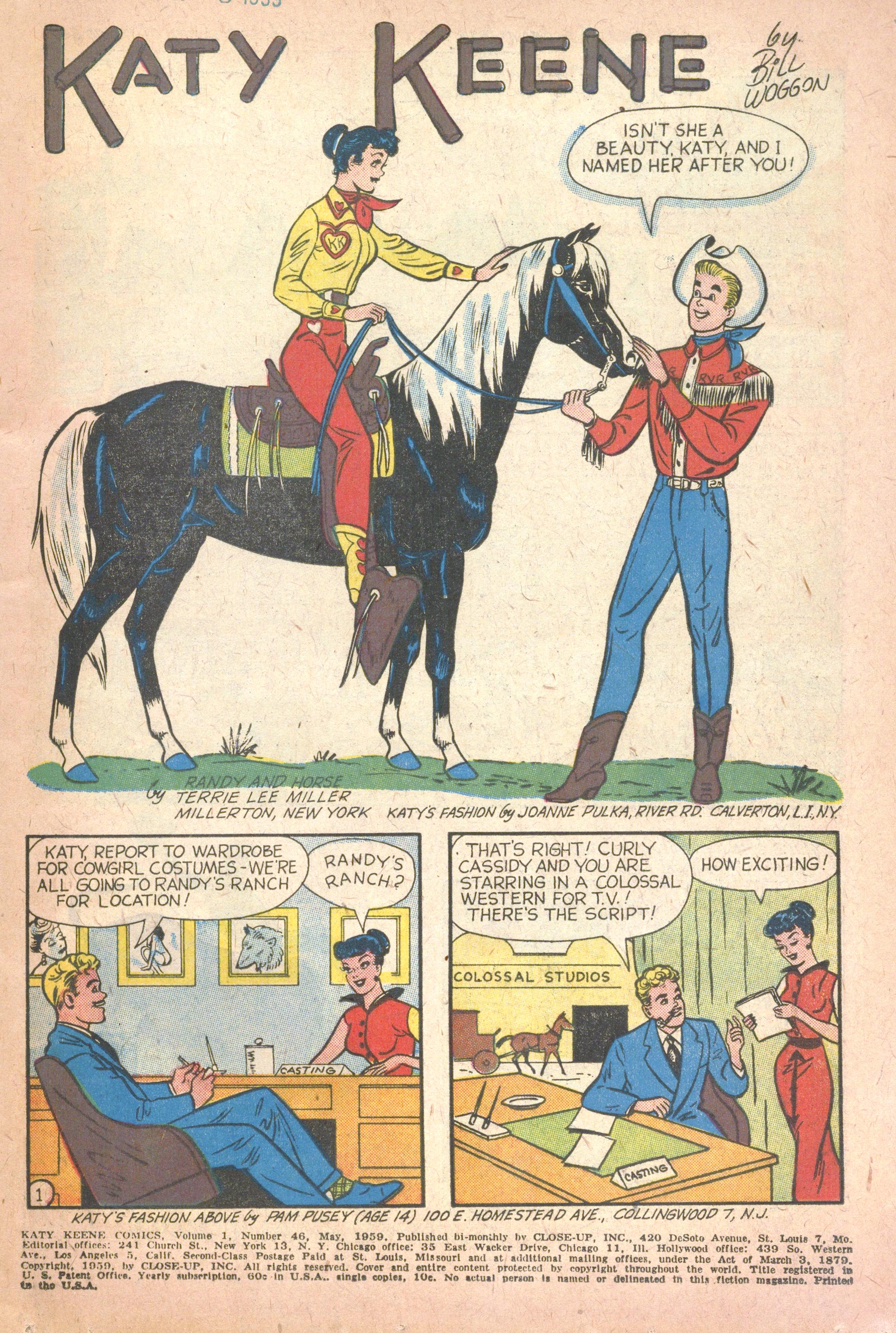 Read online Katy Keene (1949) comic -  Issue #46 - 3