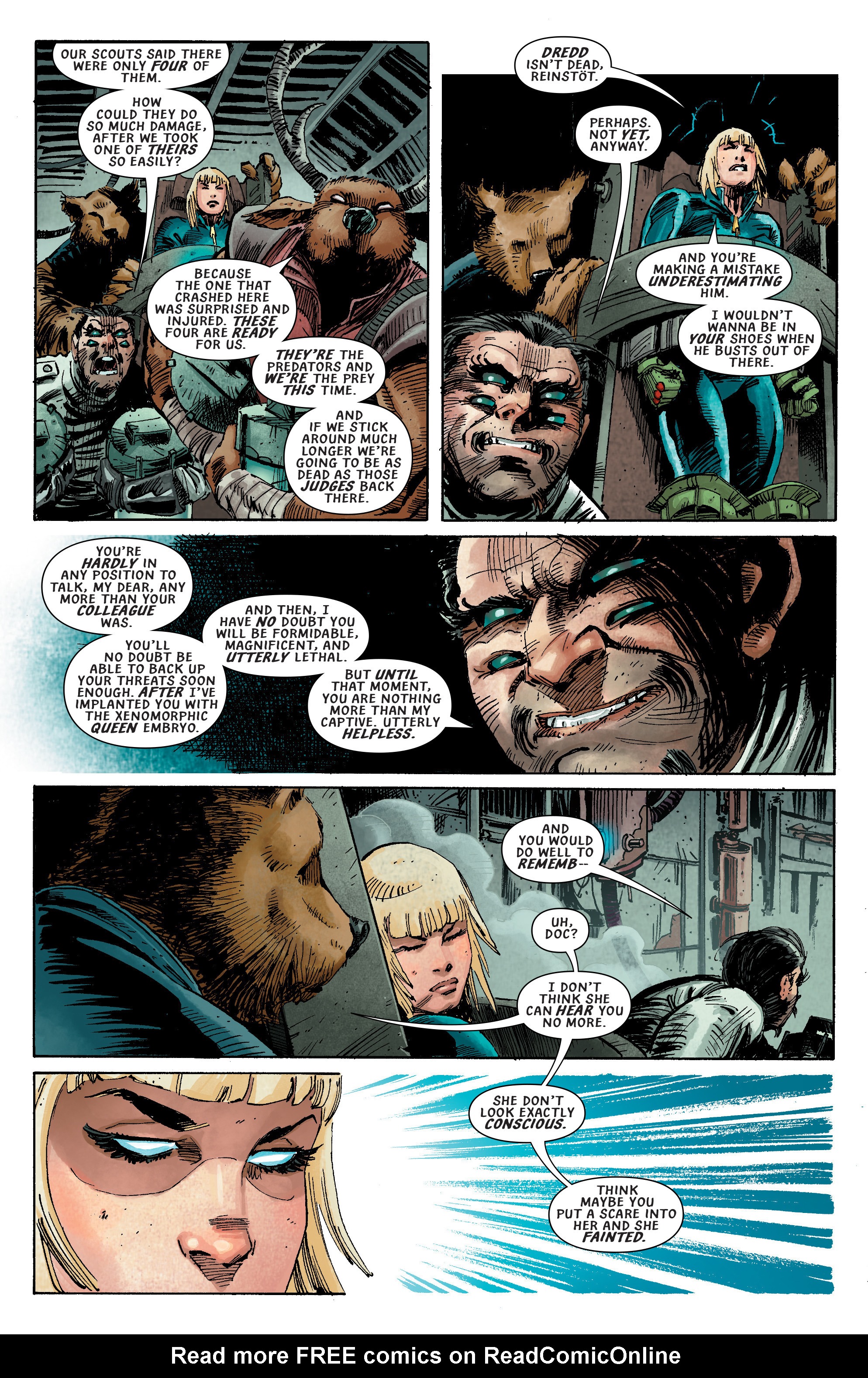 Read online Predator Vs. Judge Dredd Vs. Aliens comic -  Issue #3 - 9