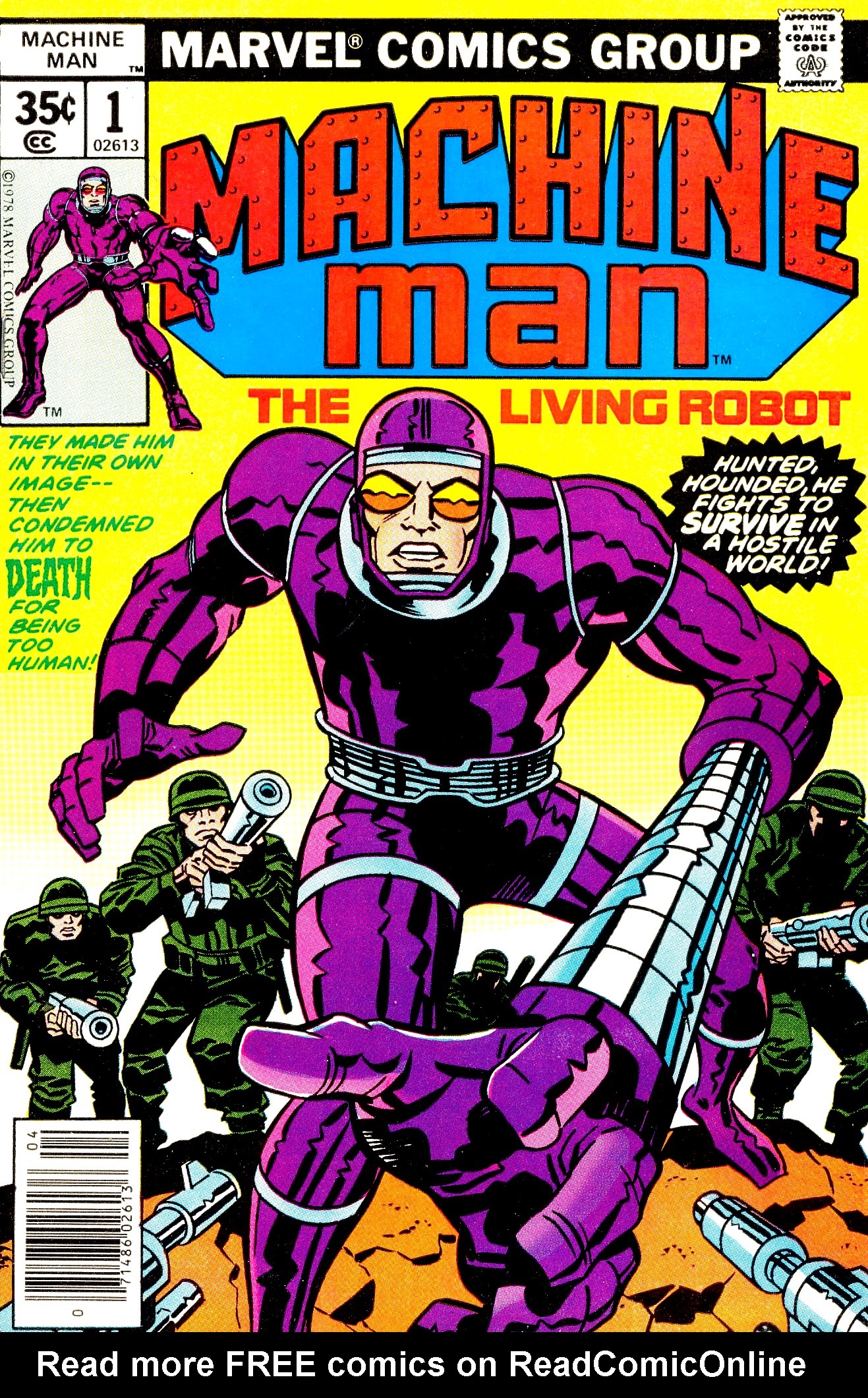 Read online Machine Man (1978) comic -  Issue #1 - 2