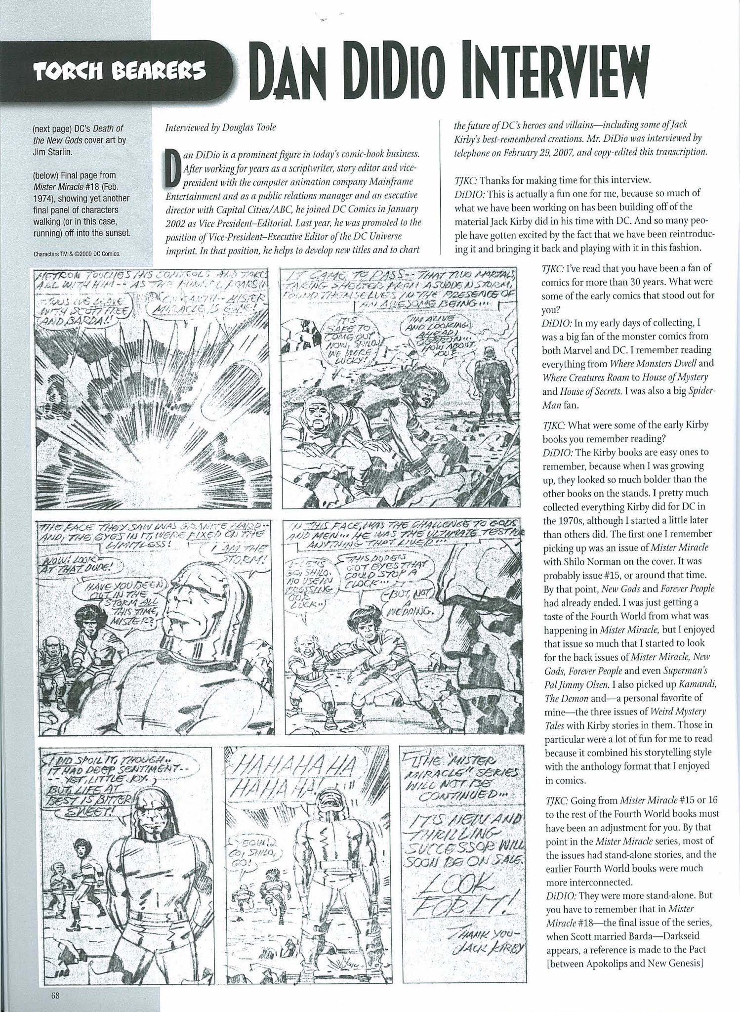 Read online The Jack Kirby Collector comic -  Issue #52 - 69