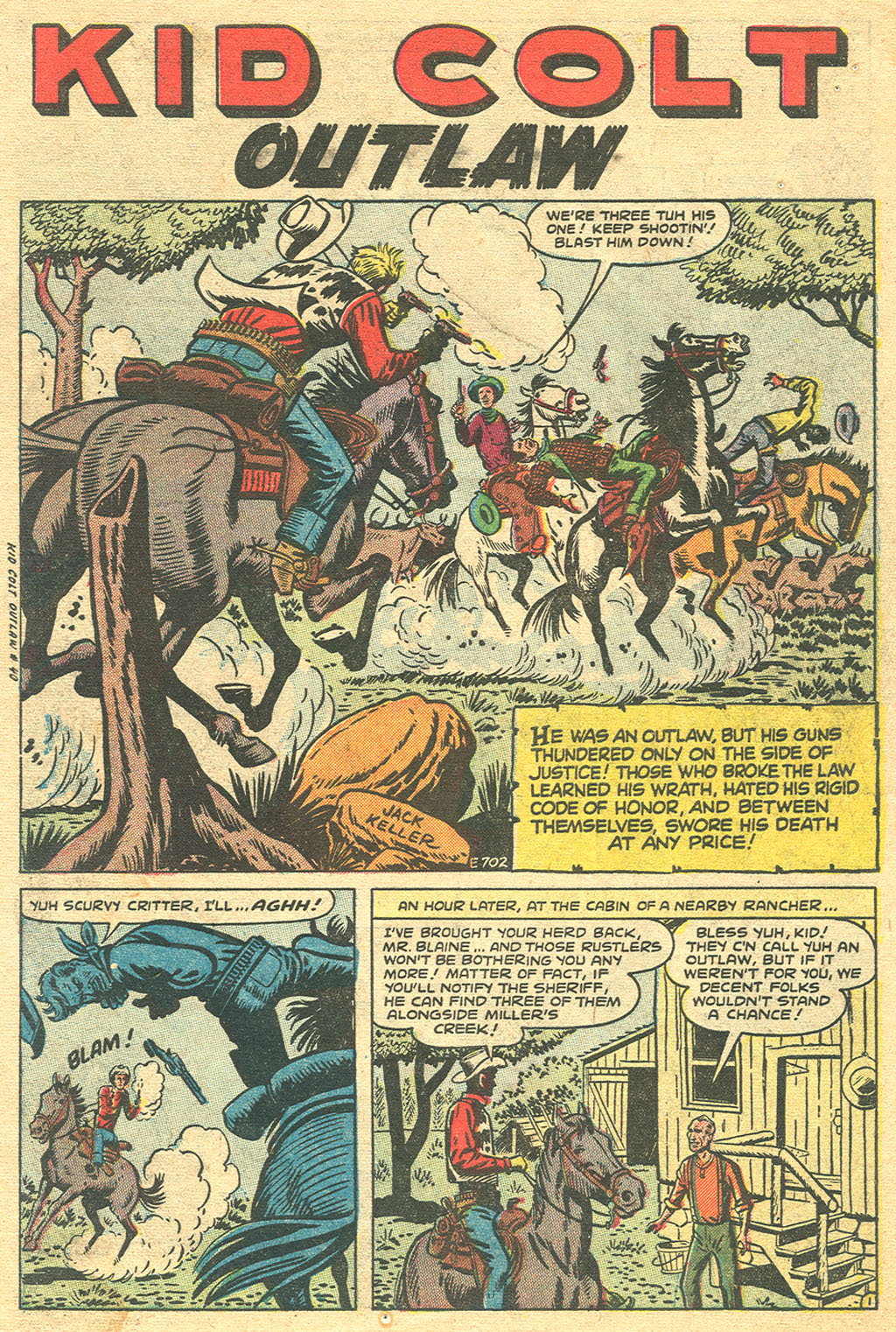 Read online Kid Colt Outlaw comic -  Issue #40 - 3