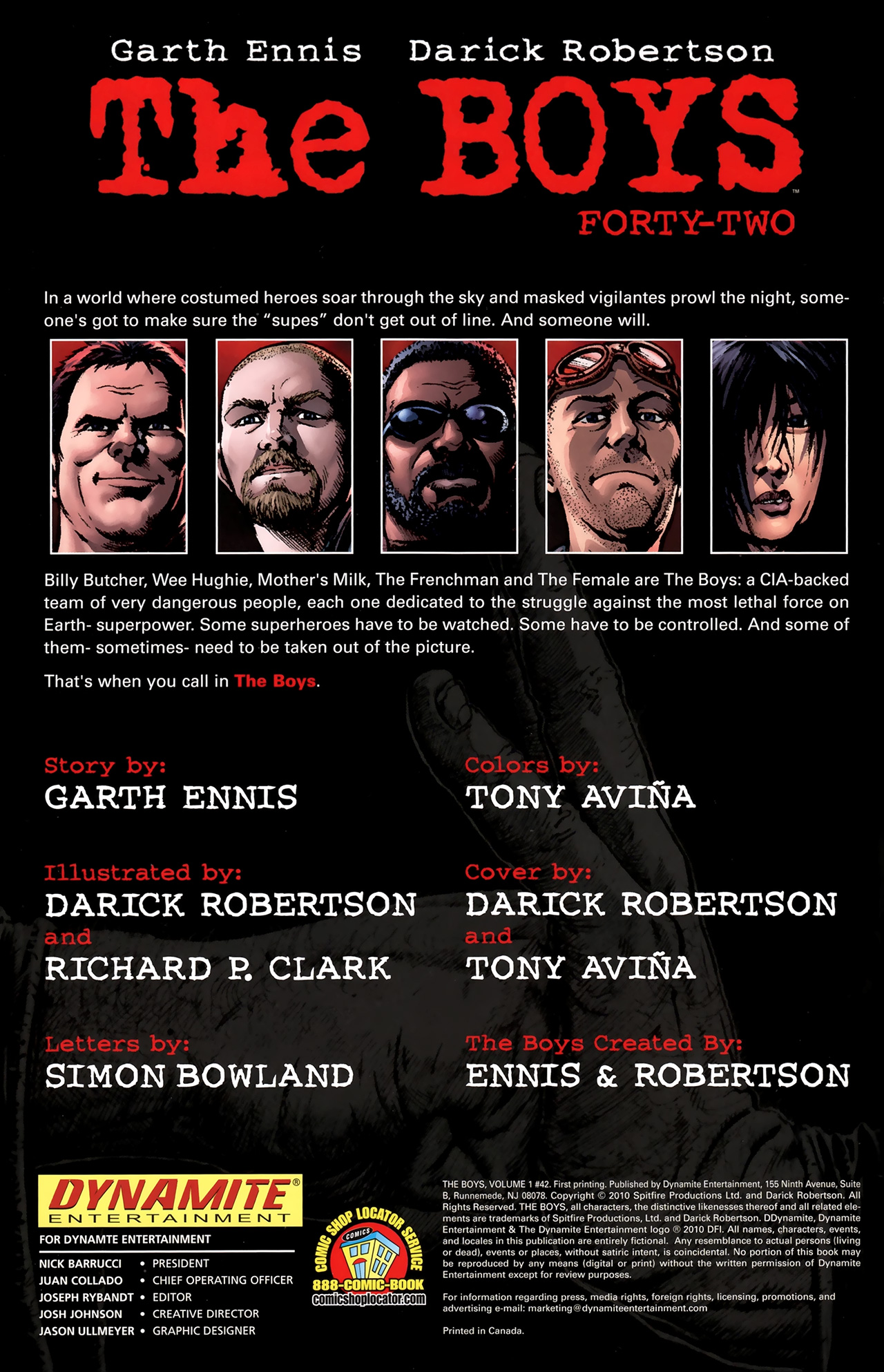Read online The Boys comic -  Issue #42 - 2