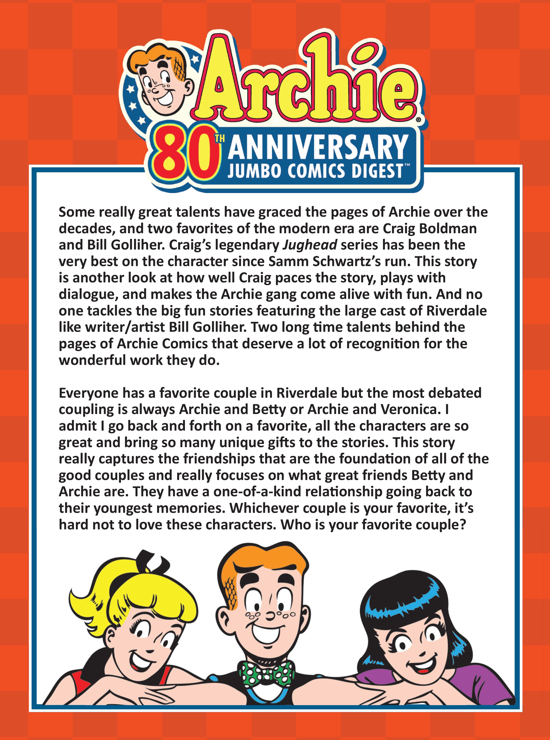 Read online Archie 80th Anniversary Digest comic -  Issue #3 - 2