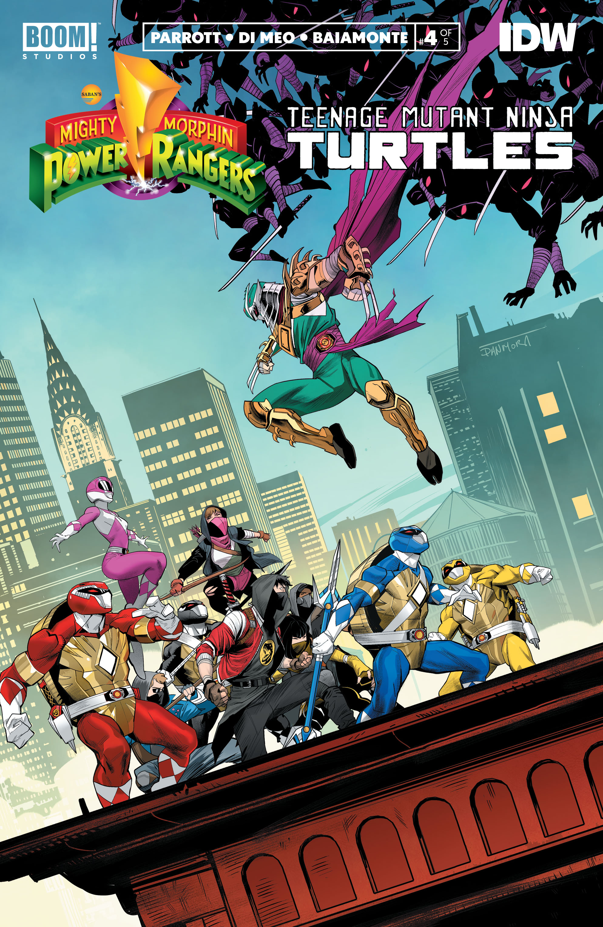 Read online Mighty Morphin Power Rangers: Teenage Mutant Ninja Turtles comic -  Issue #4 - 1