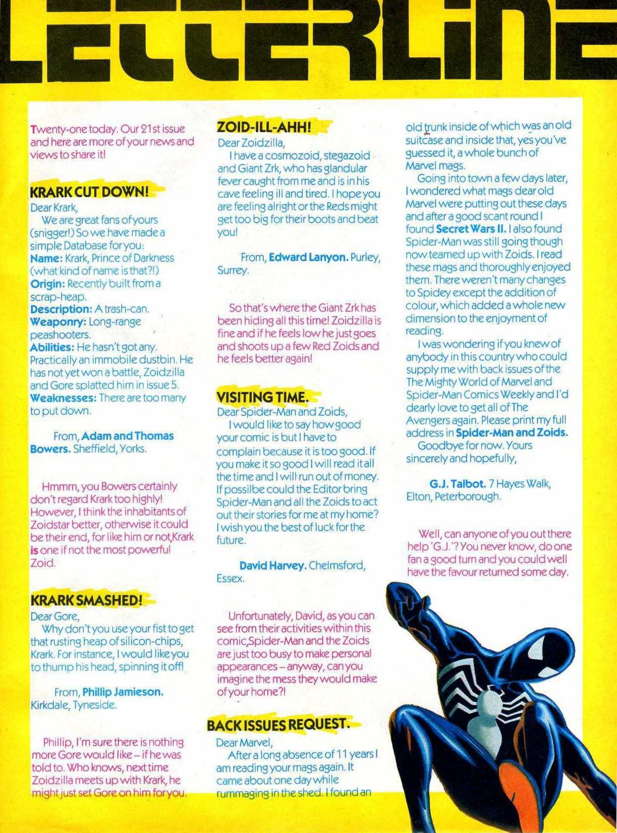 Read online Spider-Man and Zoids comic -  Issue #21 - 23