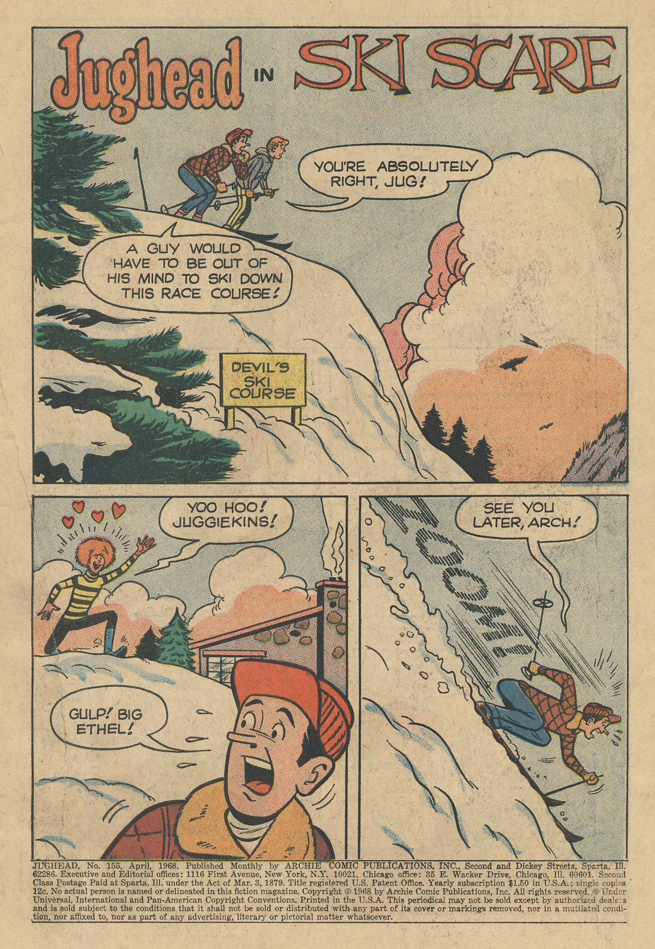 Read online Jughead (1965) comic -  Issue #155 - 3