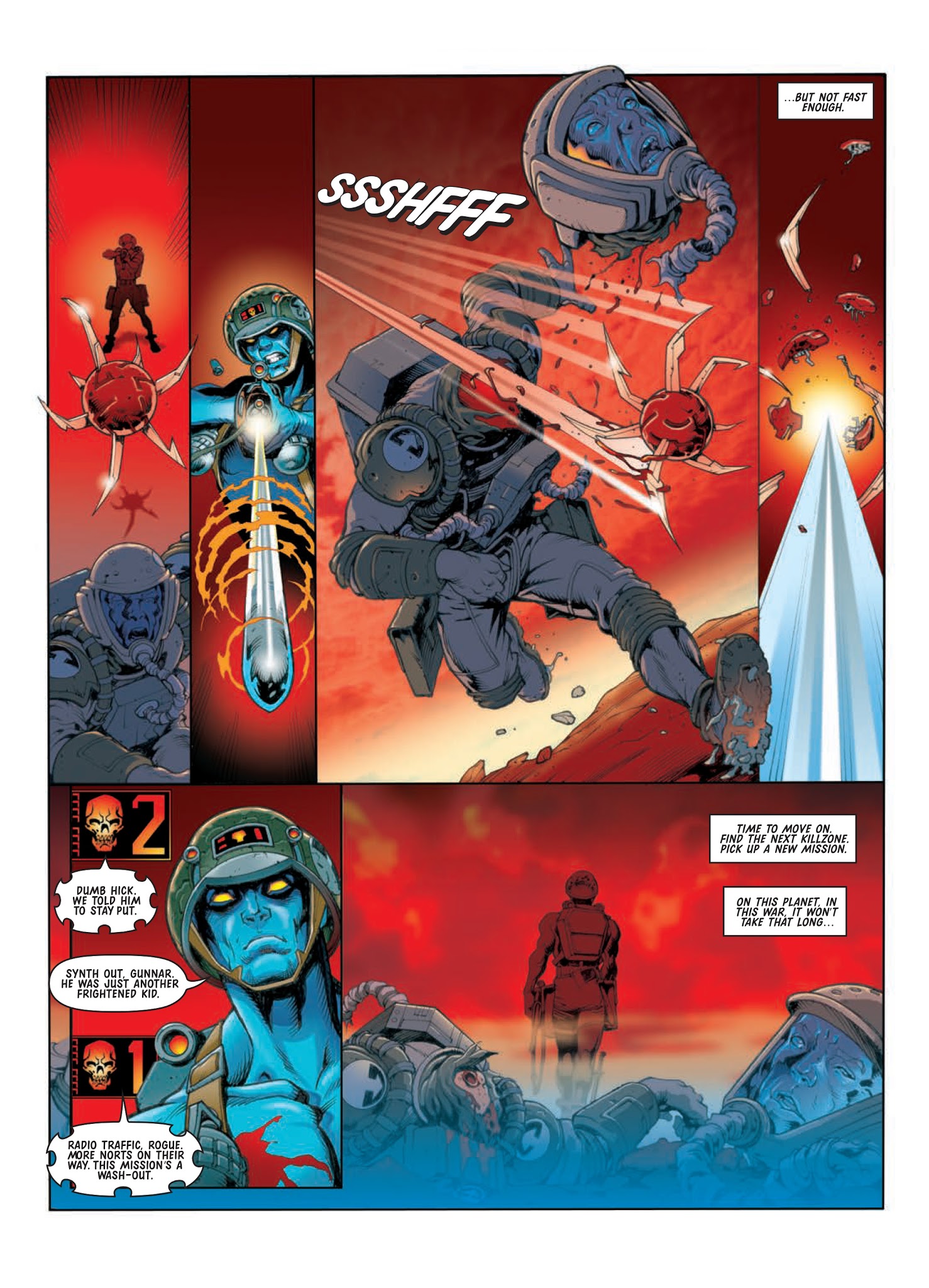 Read online Rogue Trooper: Tales of Nu-Earth comic -  Issue # TPB 4 - 267