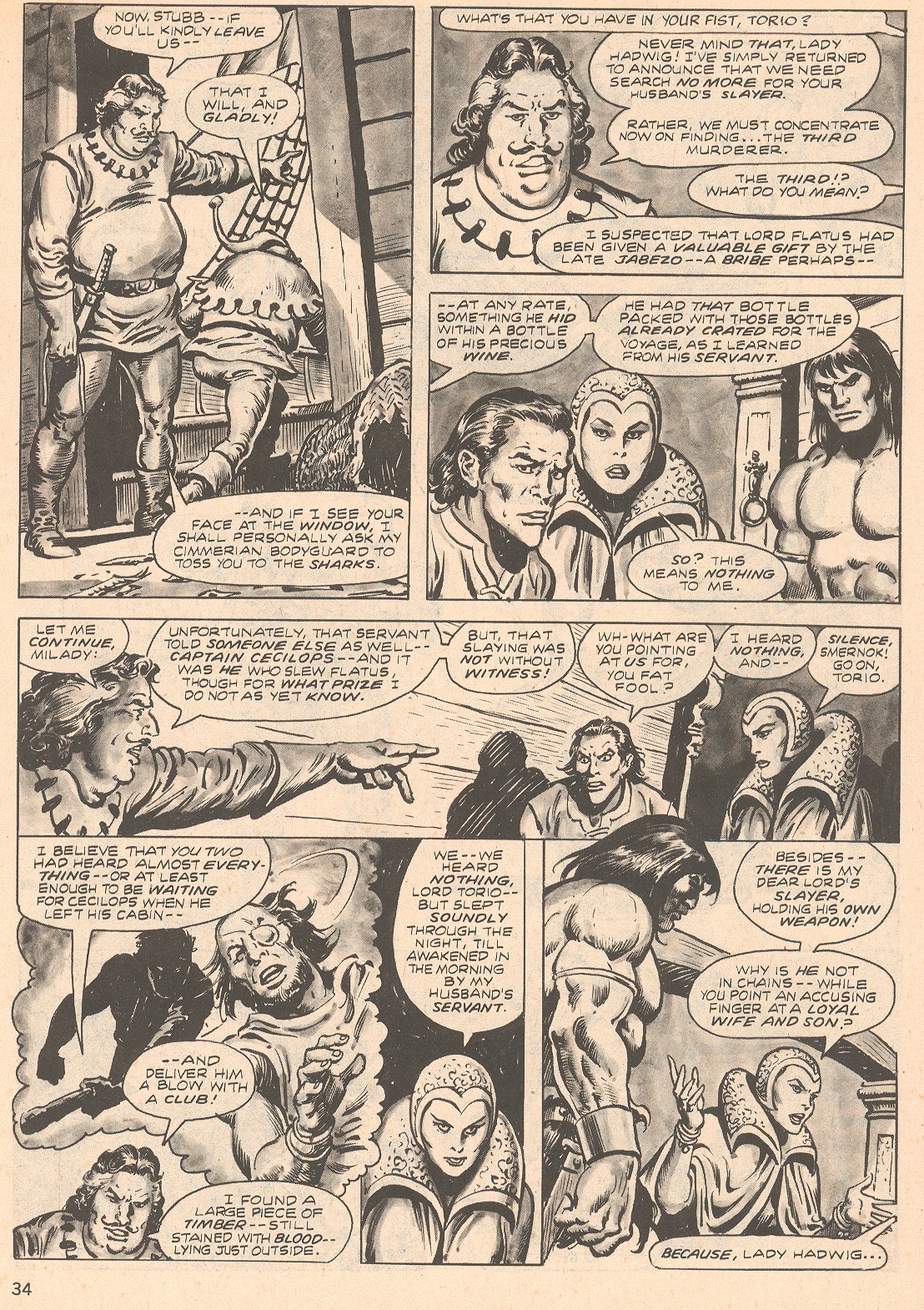 Read online The Savage Sword Of Conan comic -  Issue #66 - 34