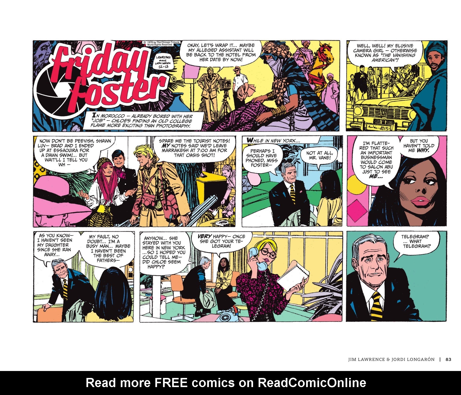 Read online Friday Foster: The Sunday Strips comic -  Issue # TPB (Part 1) - 84