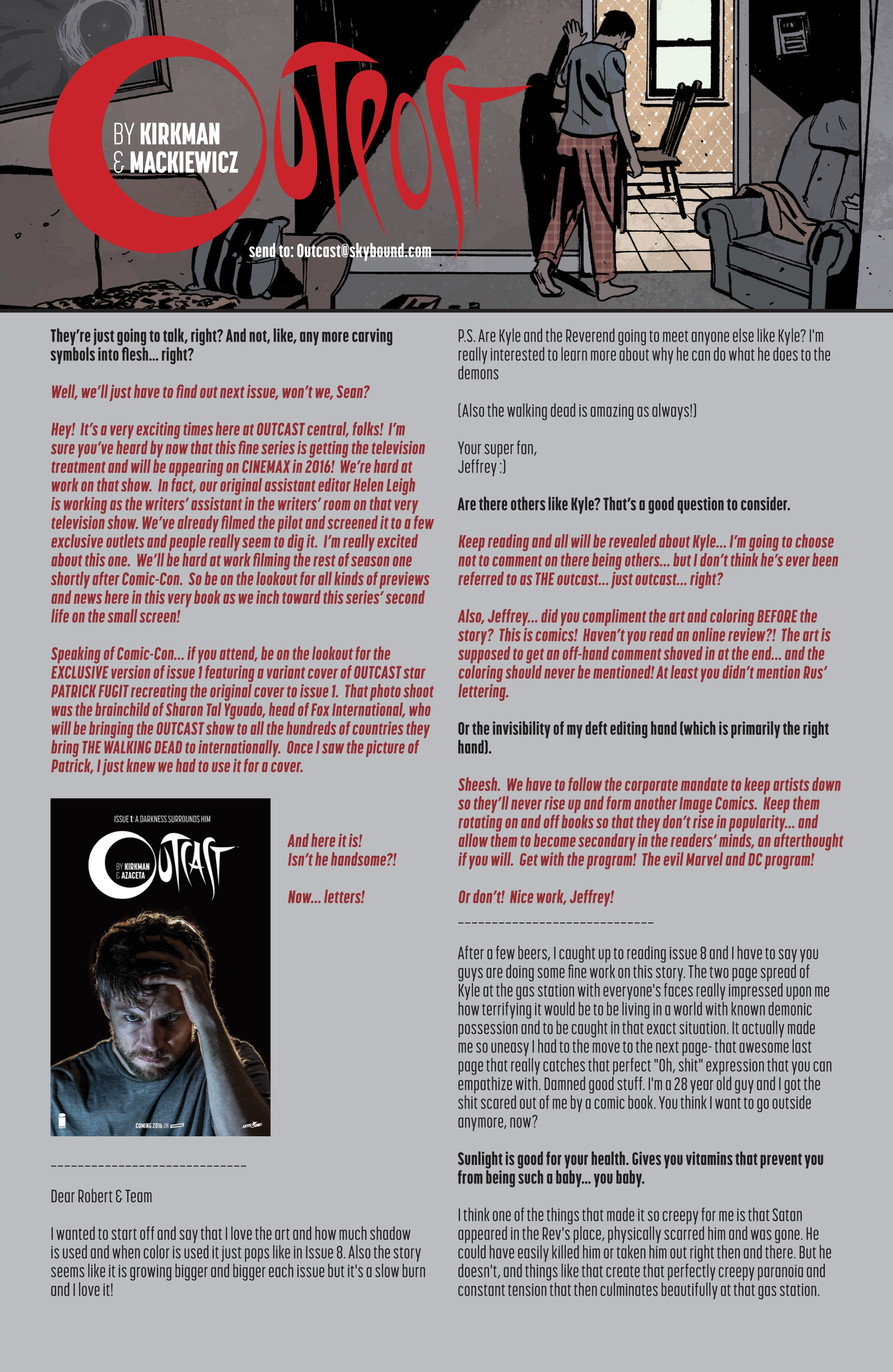 Read online Outcast by Kirkman & Azaceta comic -  Issue #10 - 23