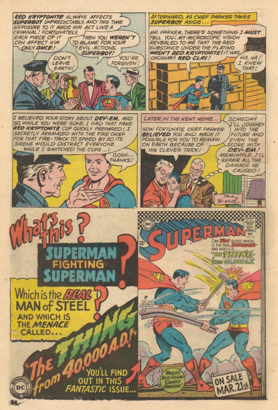 Read online Superboy (1949) comic -  Issue #138 - 53