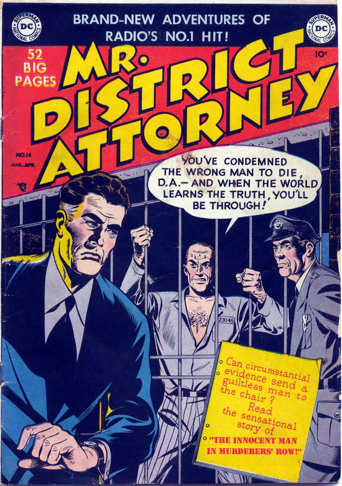 Read online Mr. District Attorney comic -  Issue #14 - 1